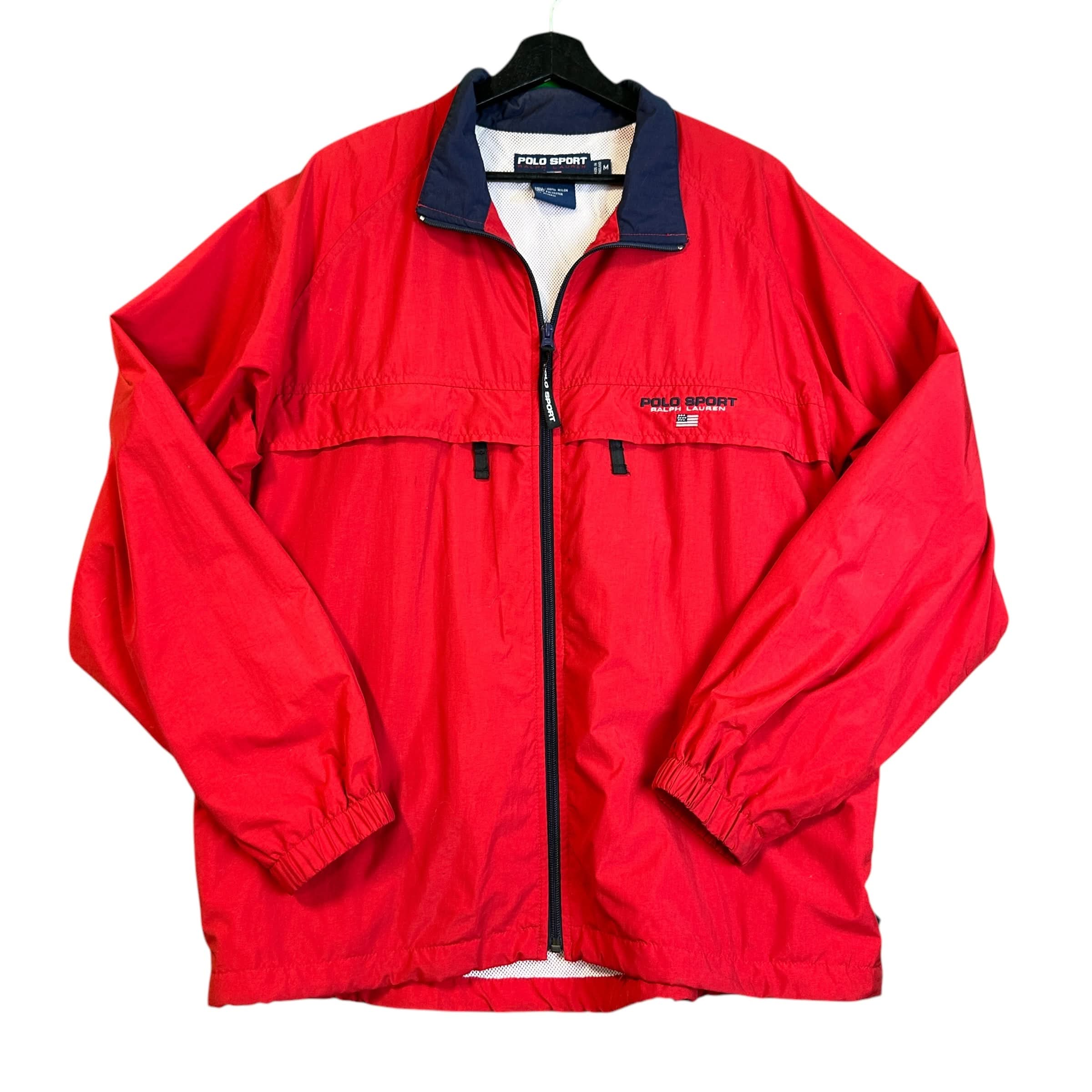Vintage Polo Sport Windbreaker Jacket Size- M