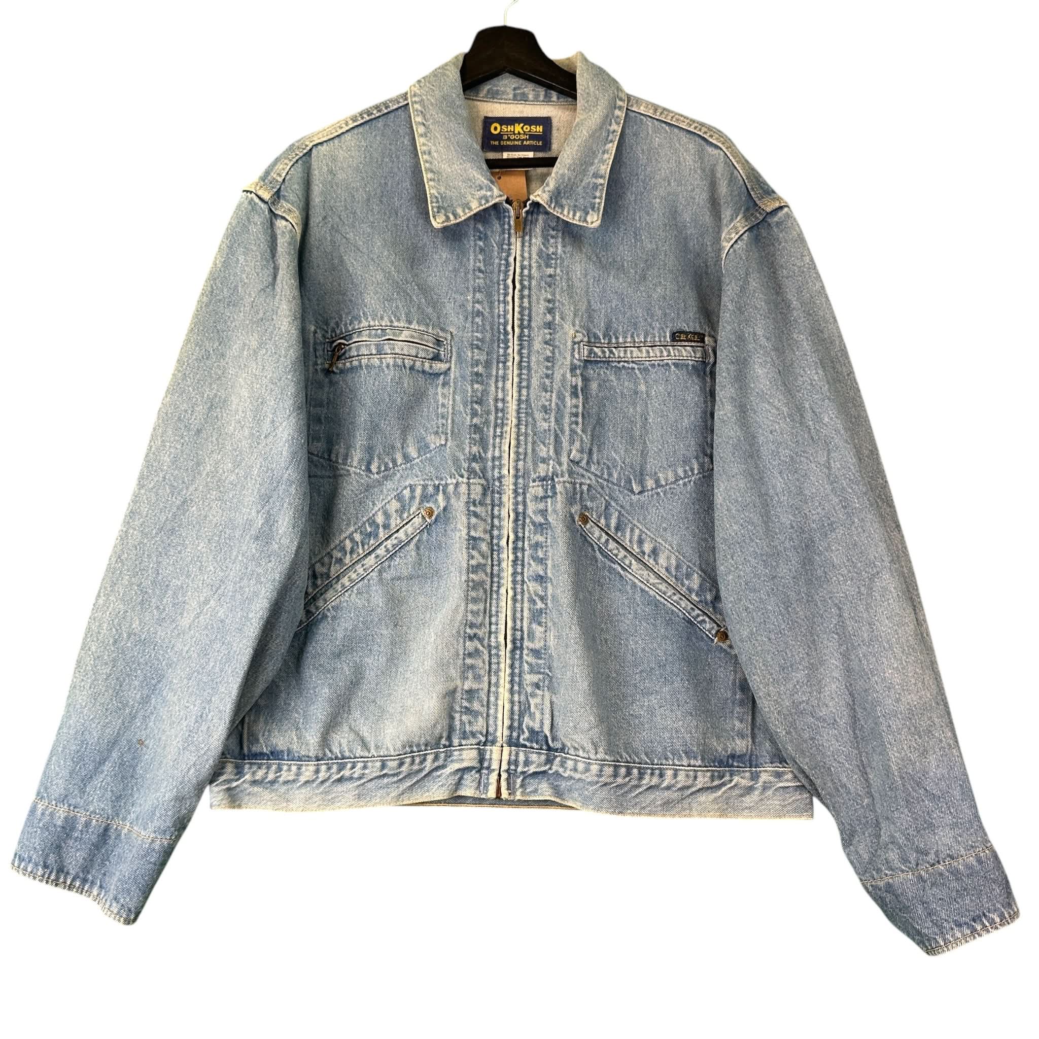 Vintage Osh Kosh 70s Denim Work Jacket - L