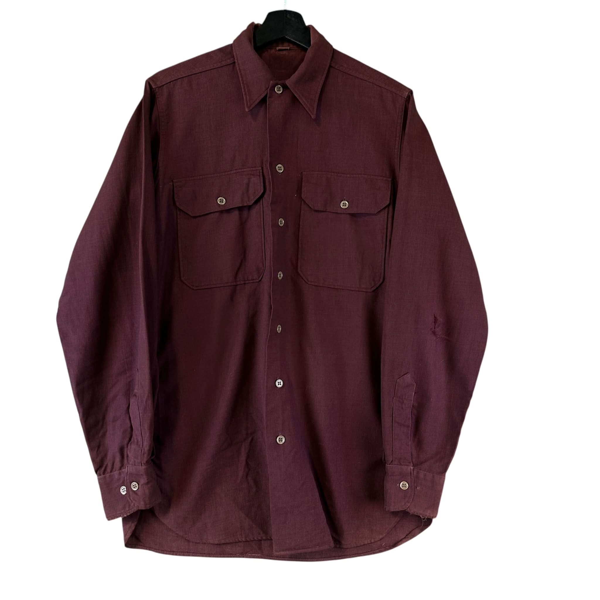 Vintage 40s Button Up with Gusset
