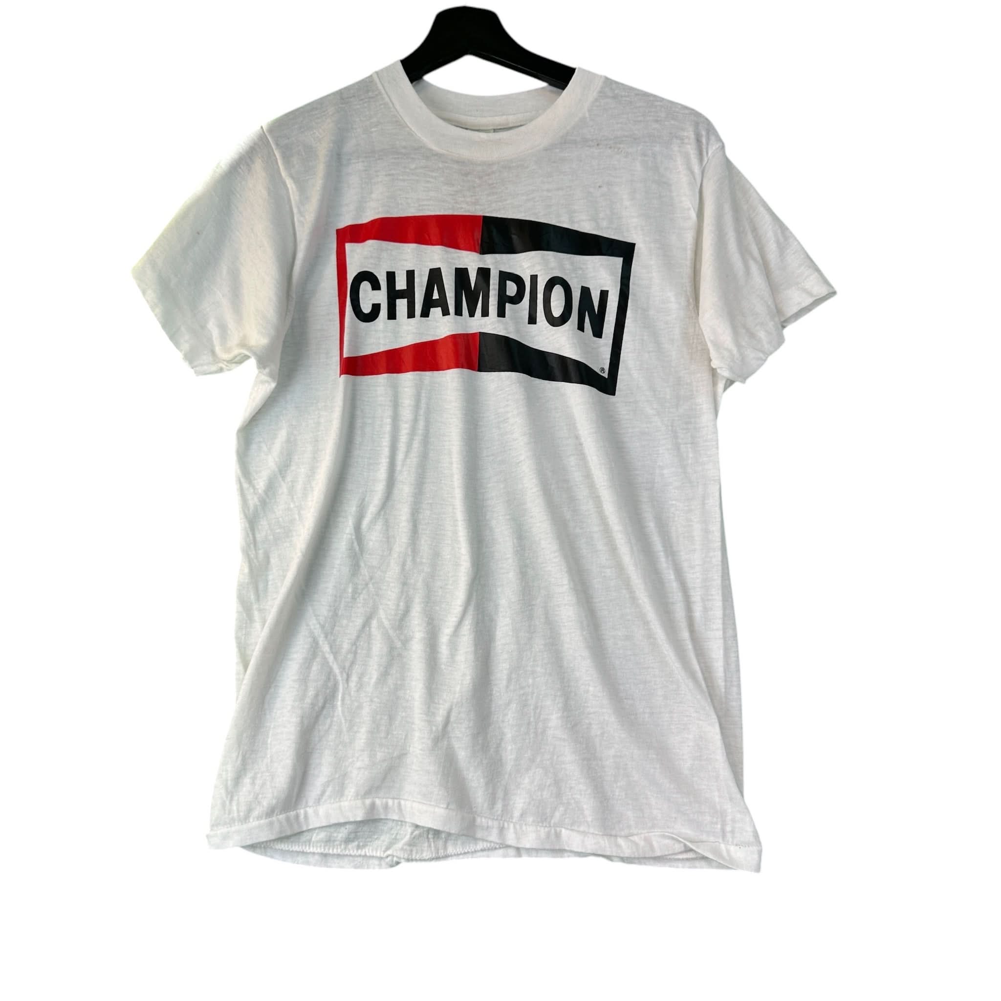Vintage Champion Spark Plugs T Shirt - L