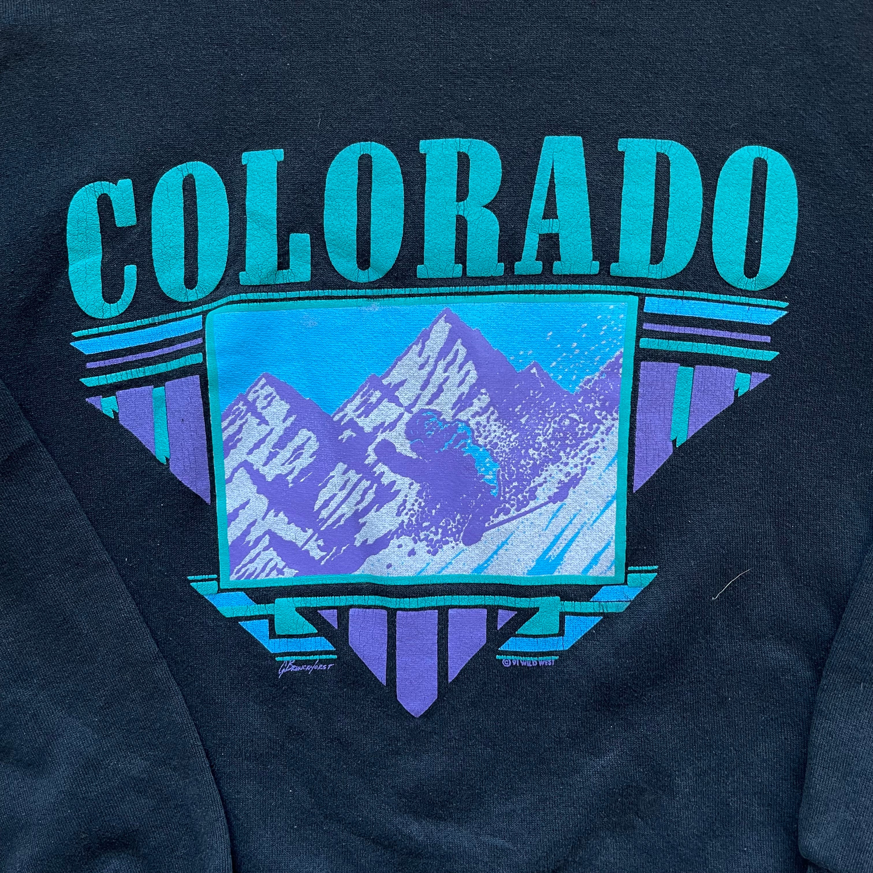 Colorado Ski “91 Wild West” Crewneck