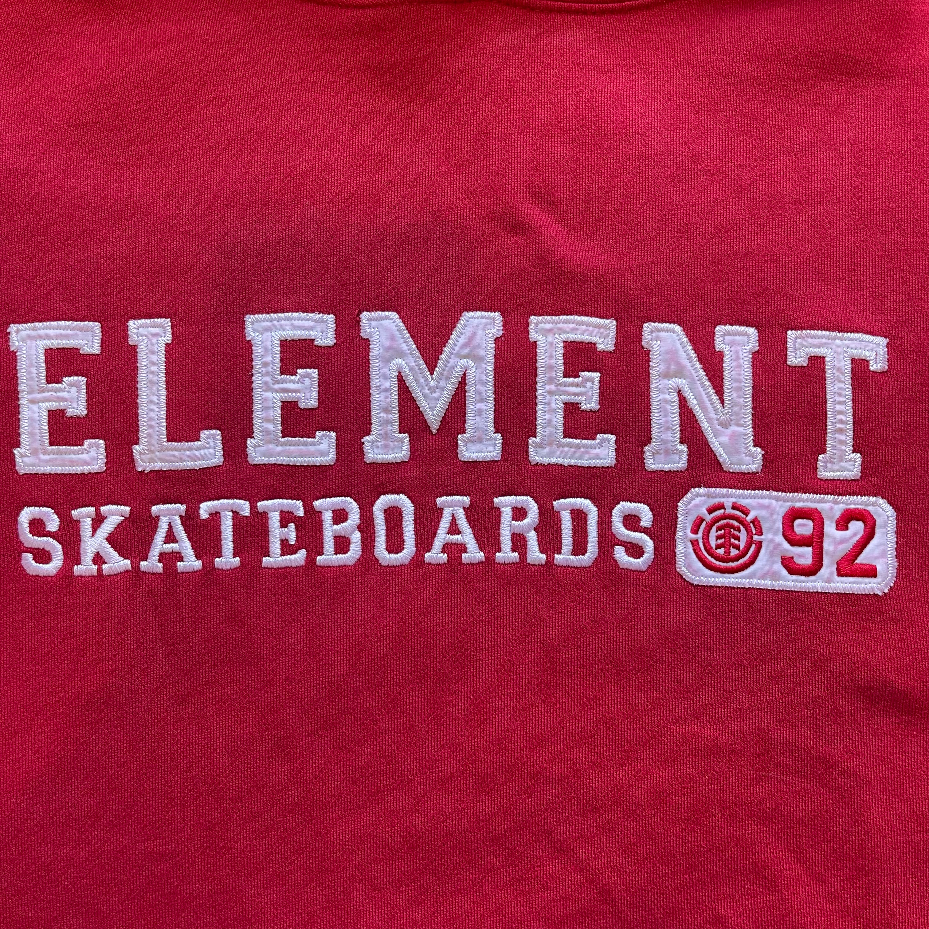 Element Skateboards Red Hoodie