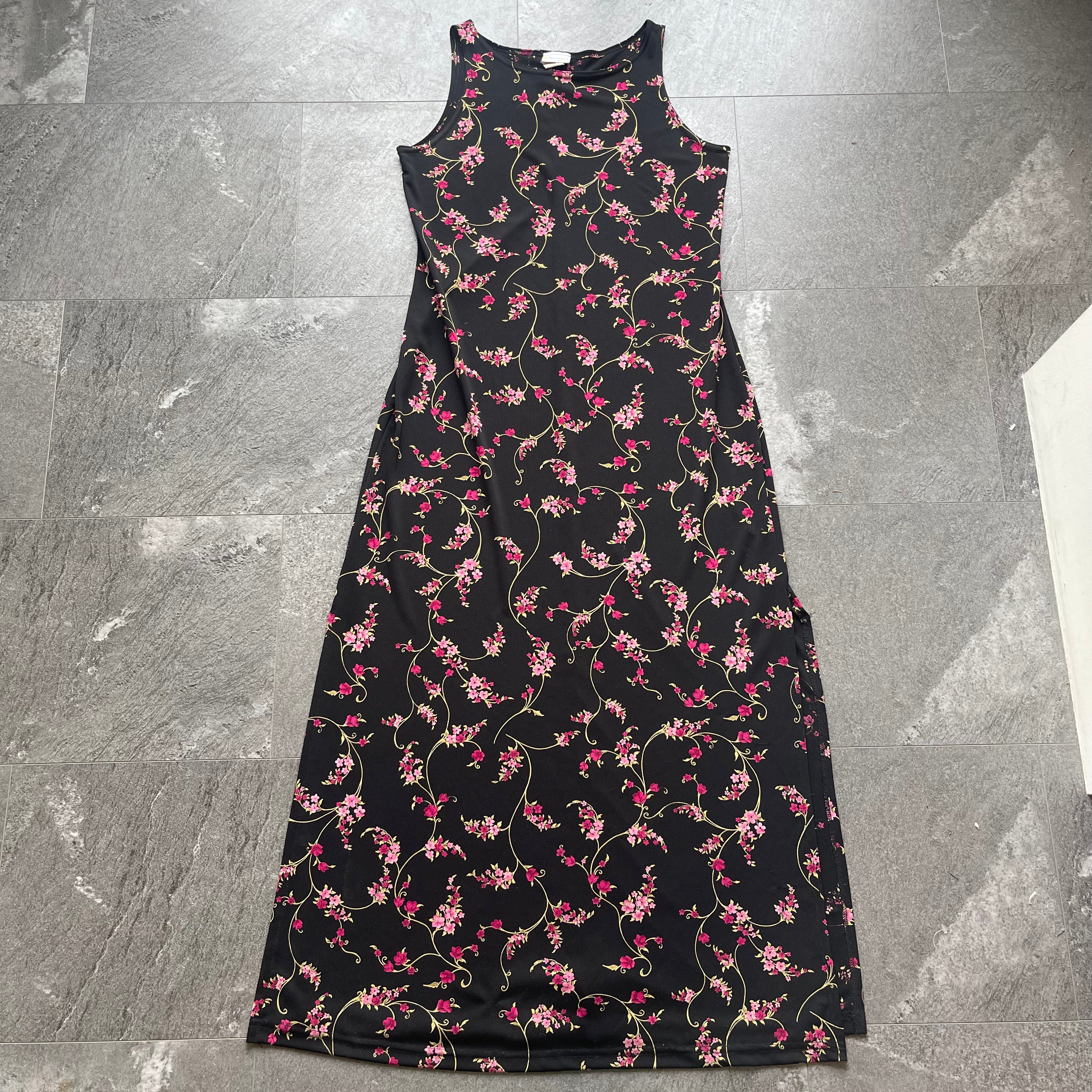A Fortiori Foral Maxi Dress with Split