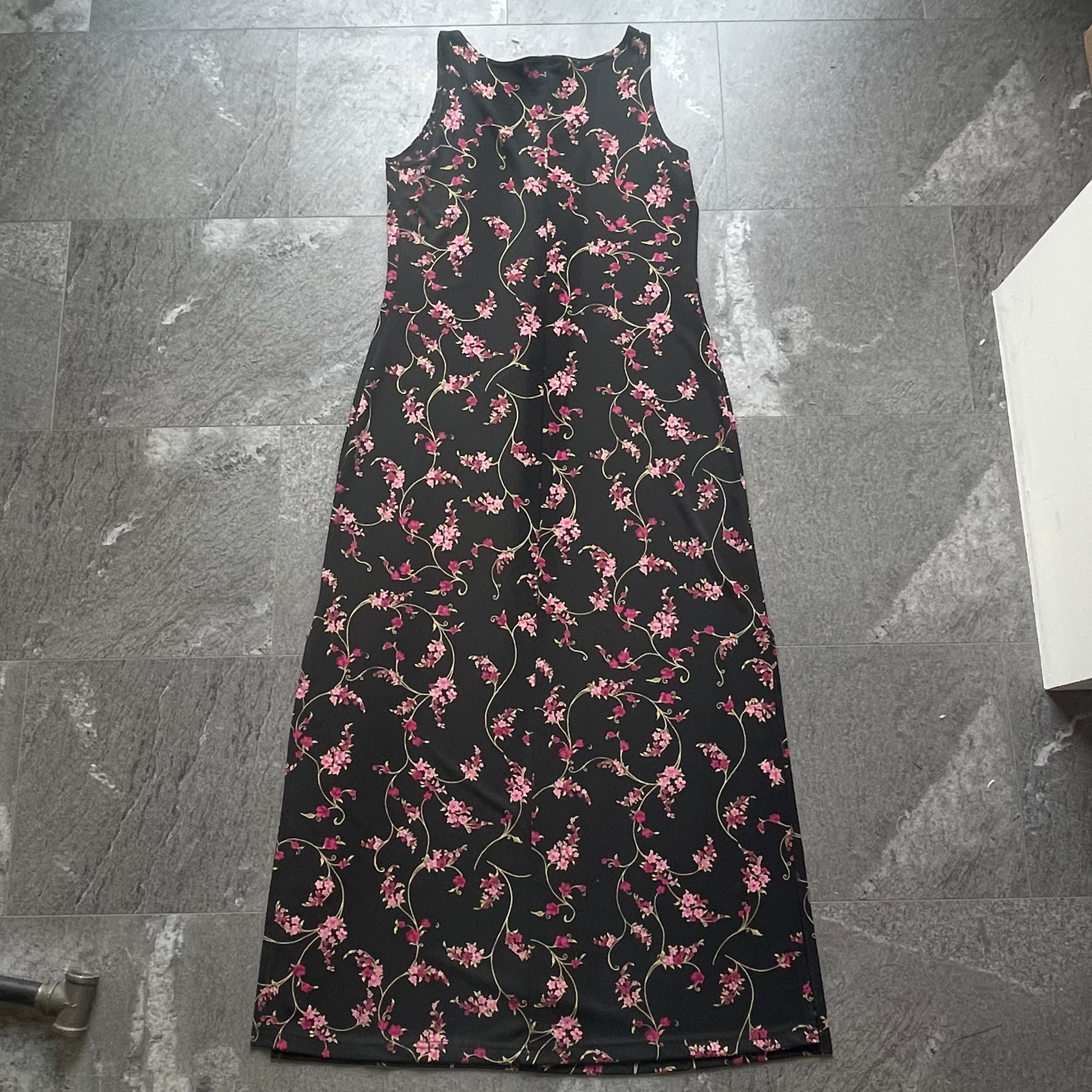 A Fortiori Foral Maxi Dress with Split
