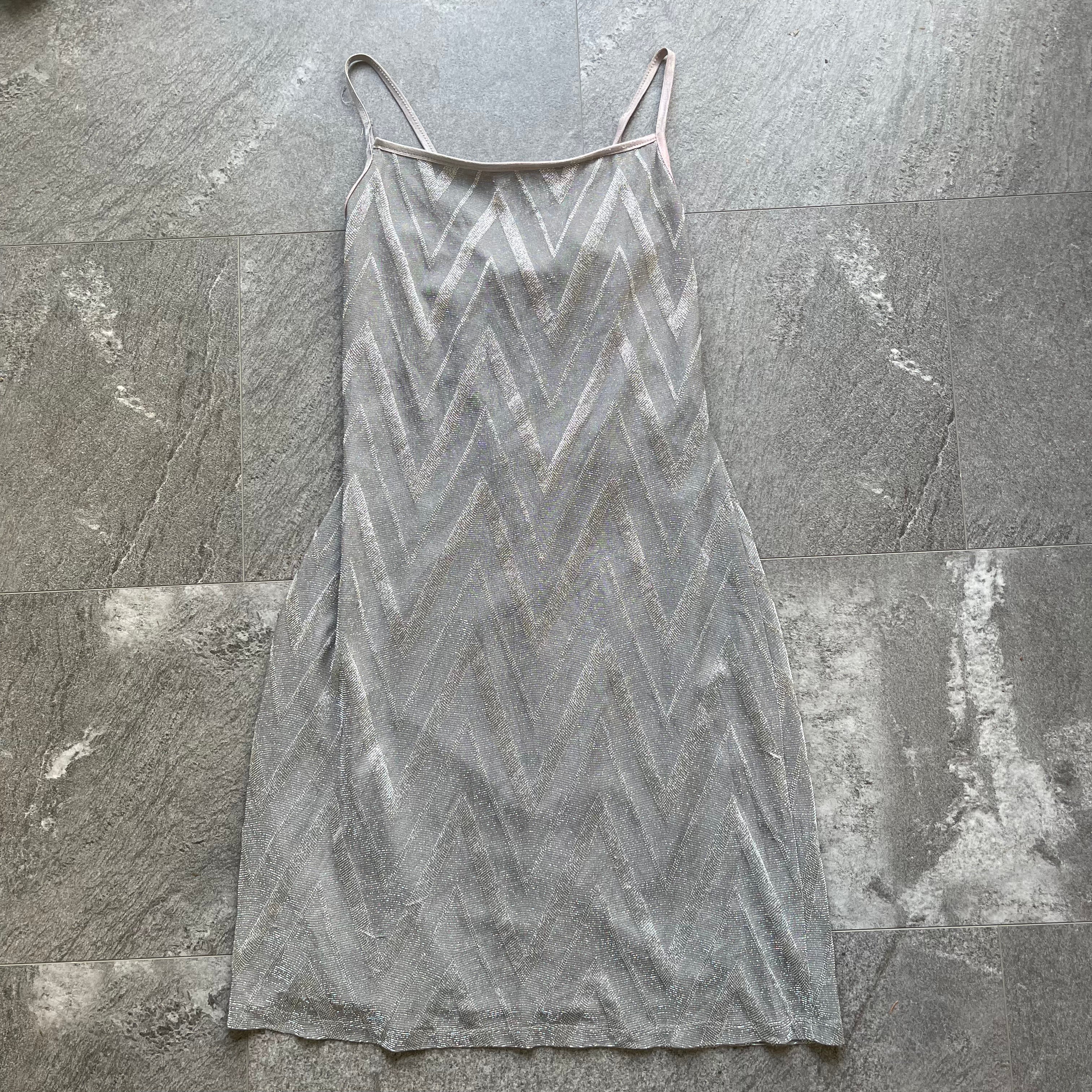 Silver Mini Dress
