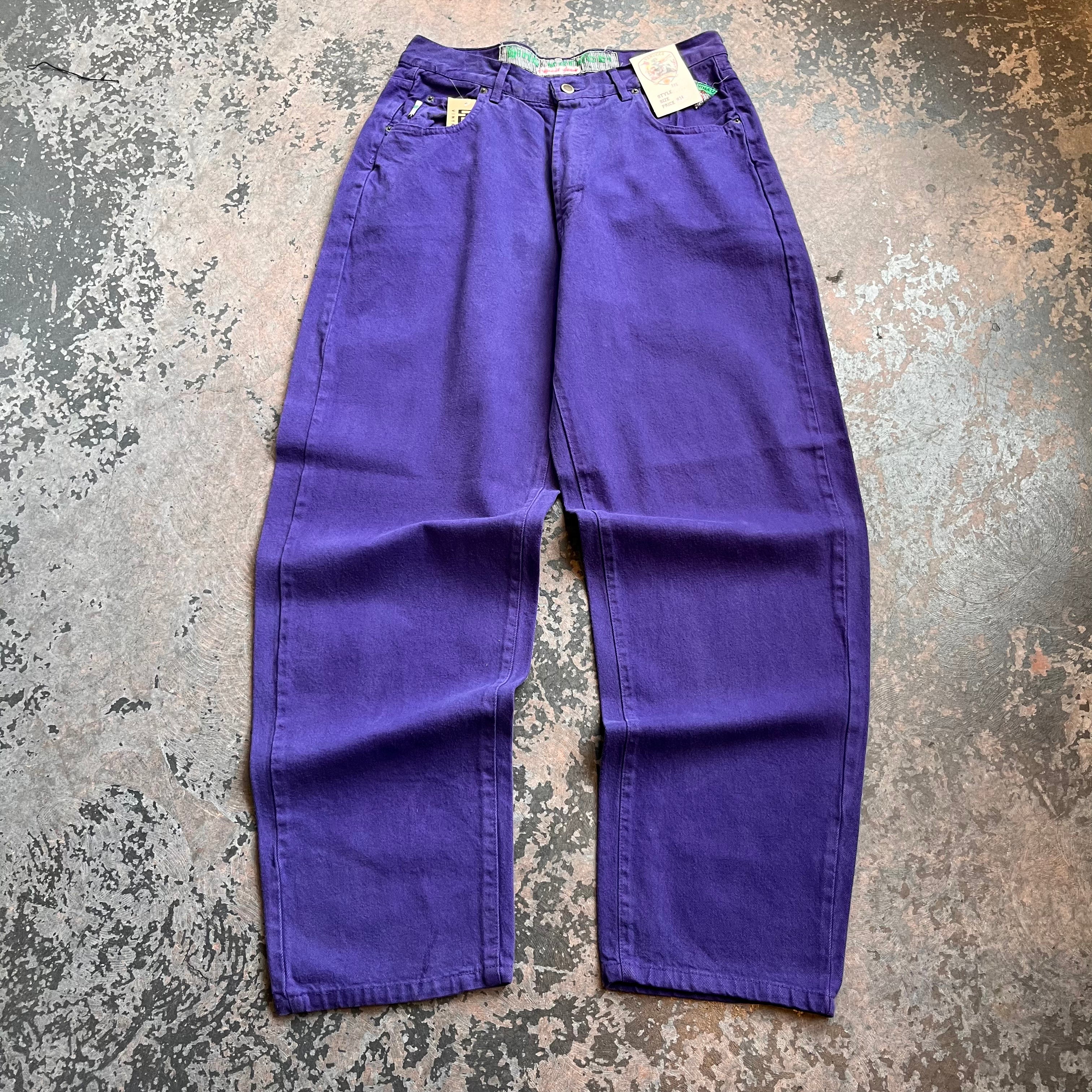 Y2K Gino Venucci Denim Jeans (Purple)