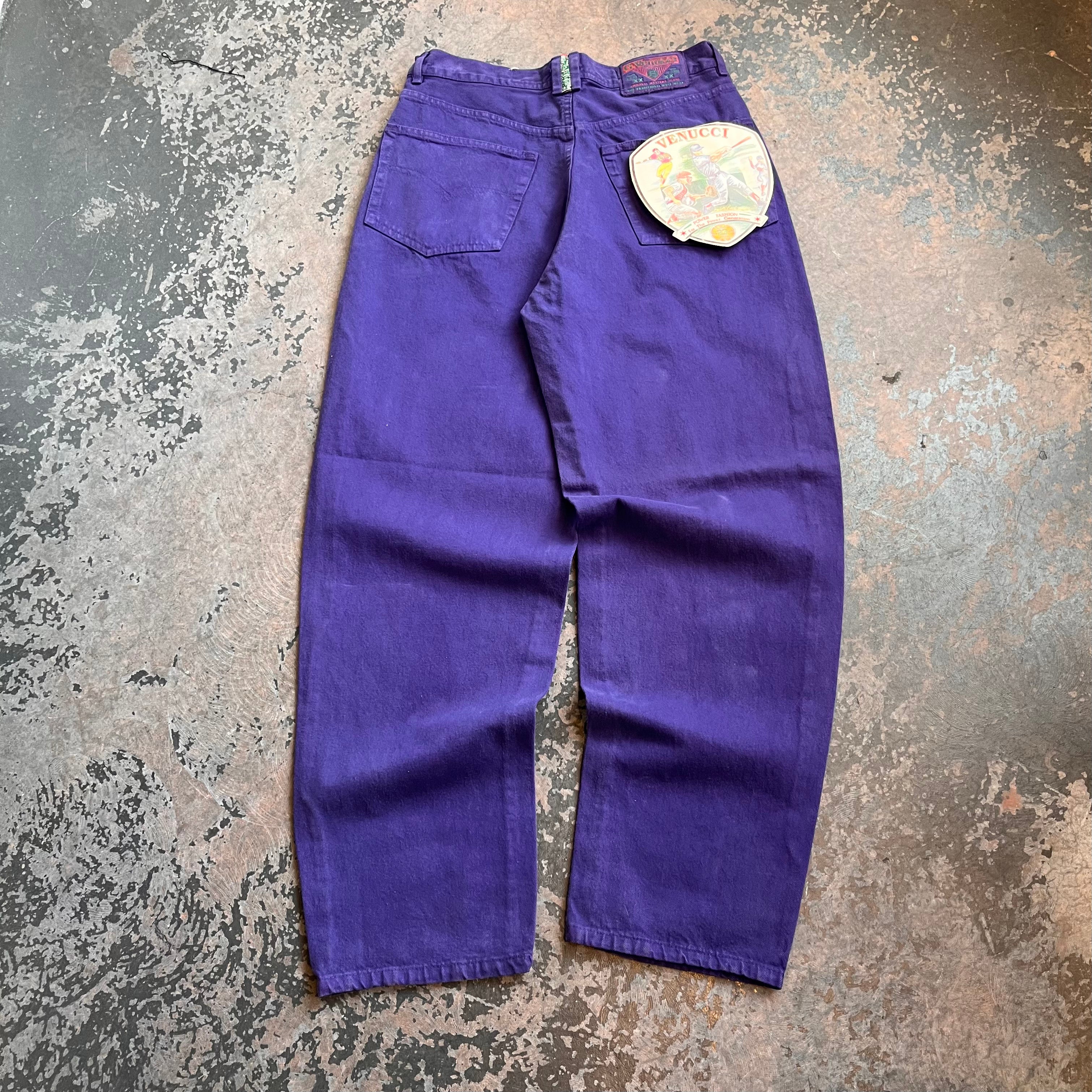 Y2K Gino Venucci Denim Jeans (Purple)