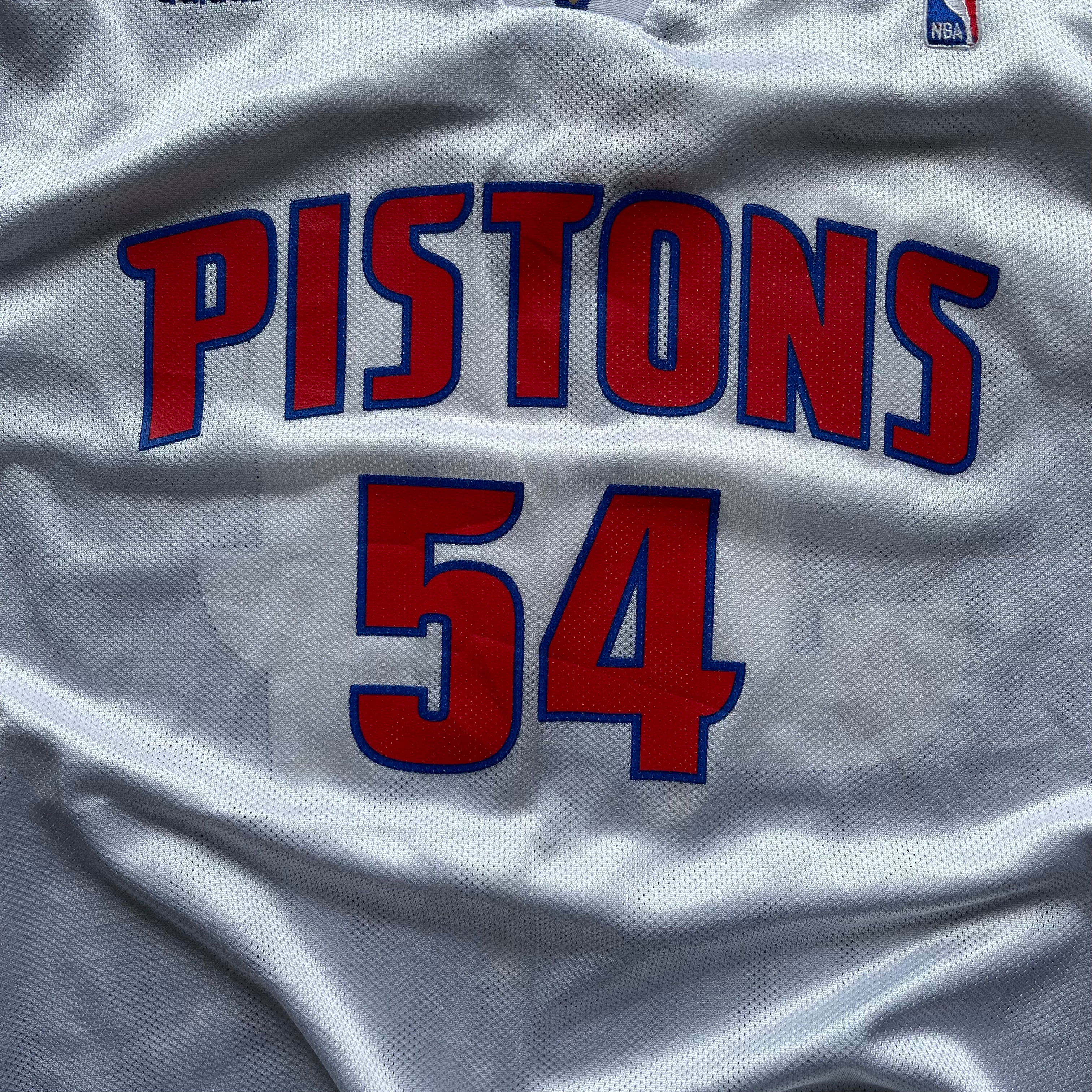 Vintage NBA Pistons Basketball Jersey (Size L)