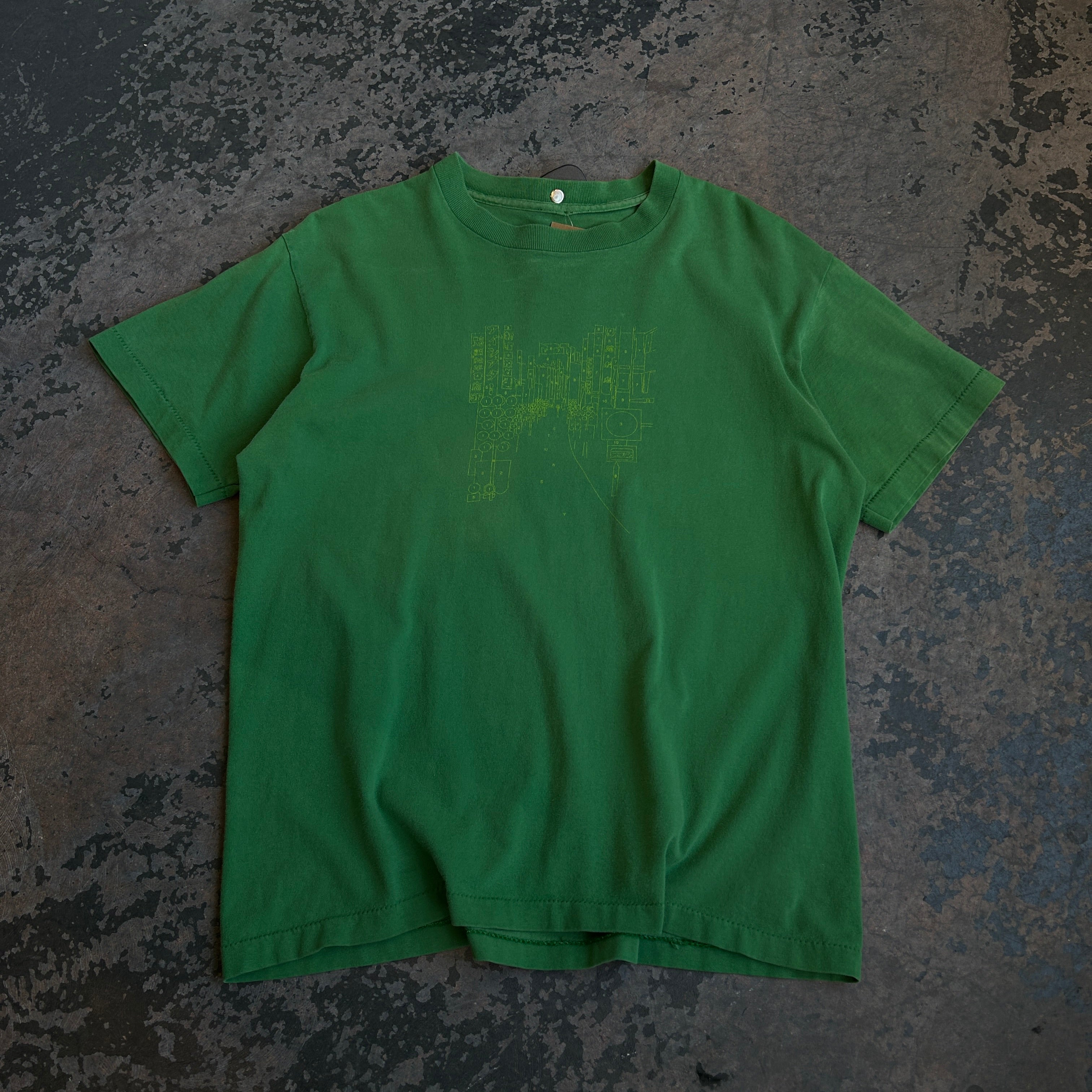 Stussy Paint By Numbers Green T-Shirt