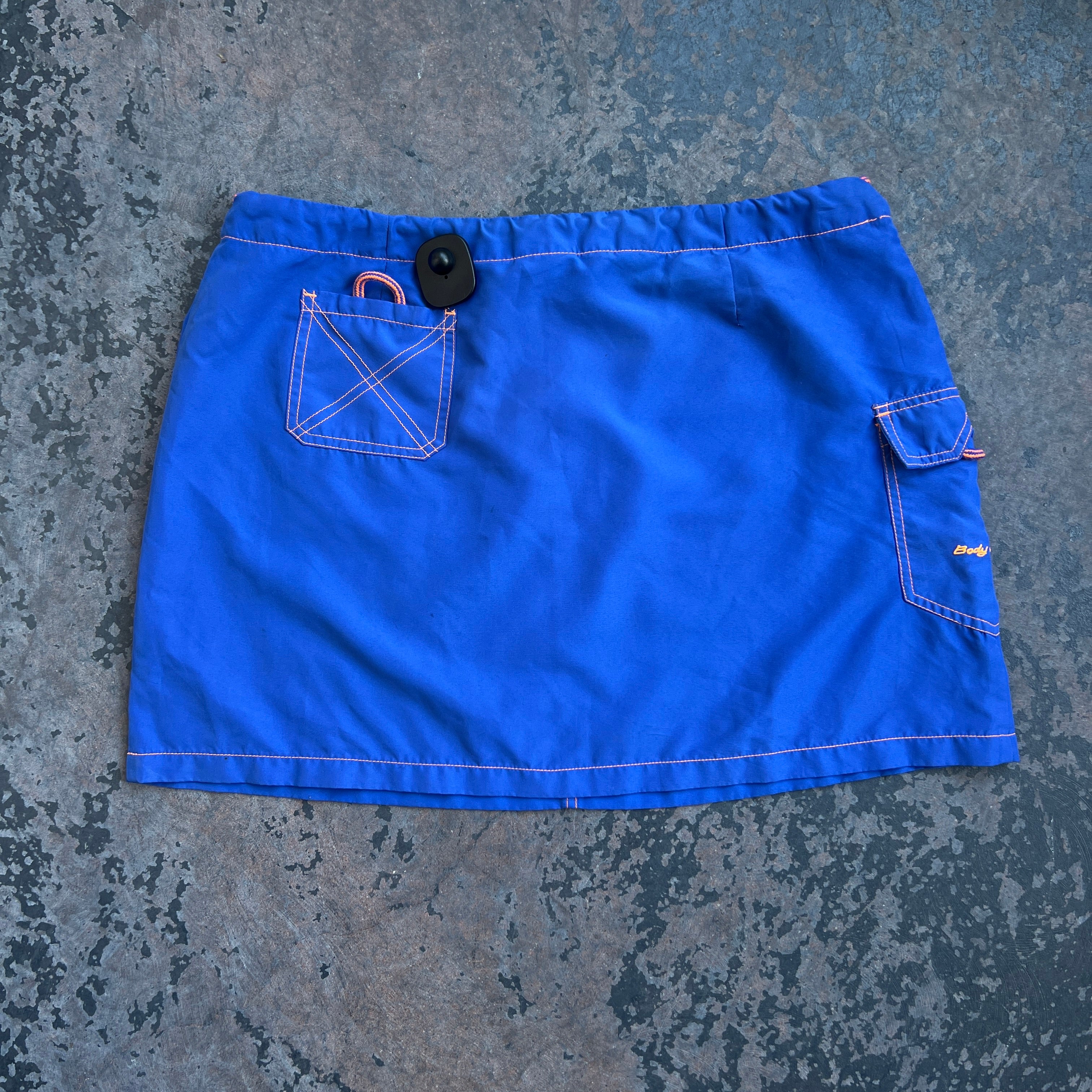 Blue Mini Cargo Skirt