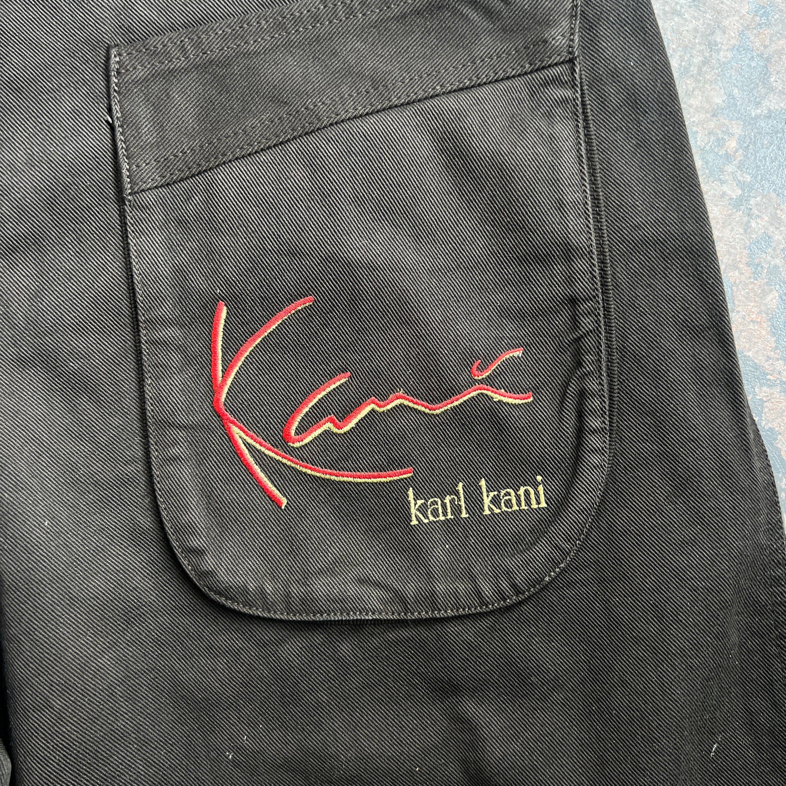 Karl Kani Y2K Jean Shorts (Black)