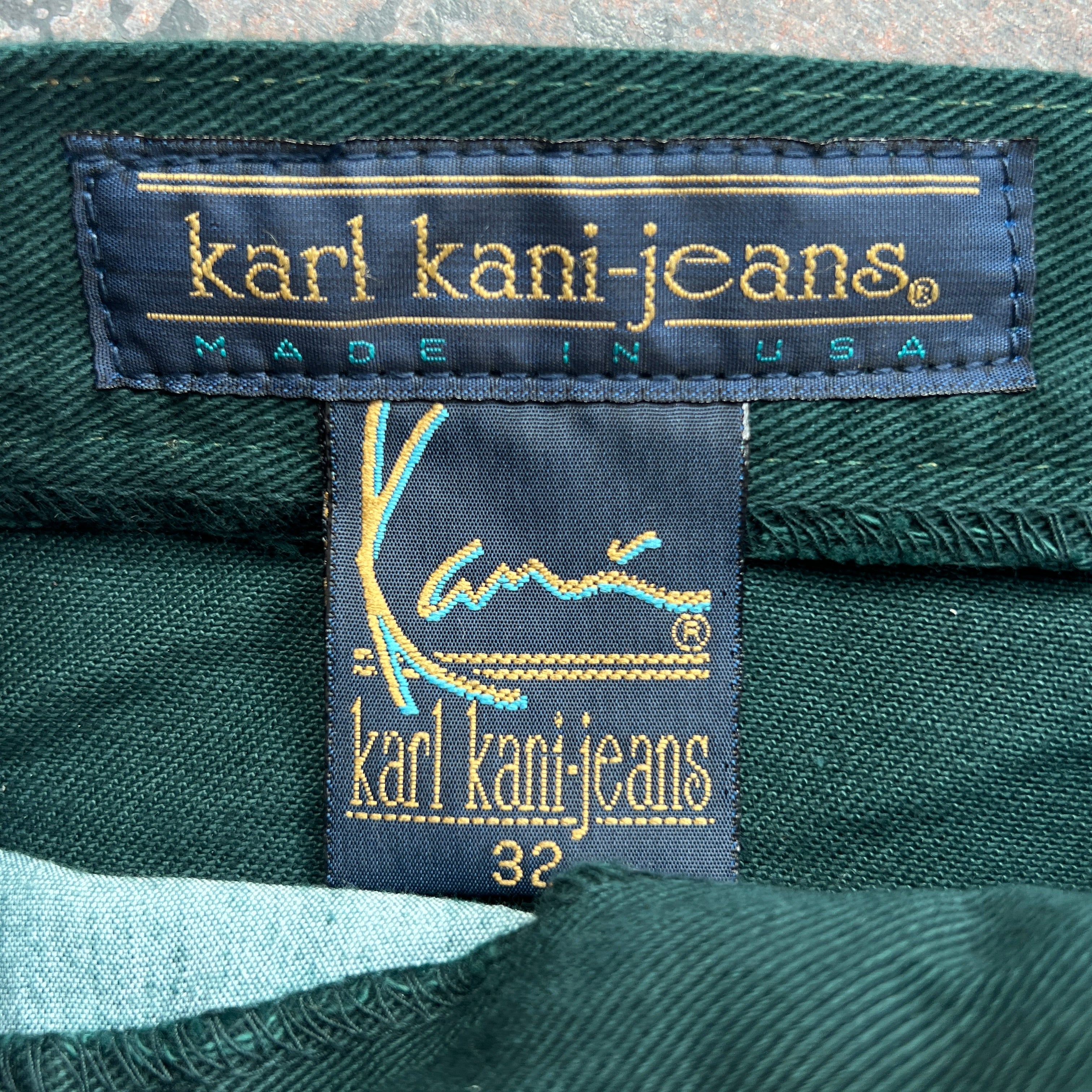 Karl Kani Y2K Jean Shorts (Green)