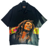Bob Marley Button-Up T Shirt Vintage Size Medium T-Shirt OTHER 