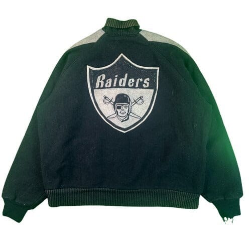 Raiders Jacket Chain stitch 60s RARE size Blackbear Wool Versity jacket OTHER 