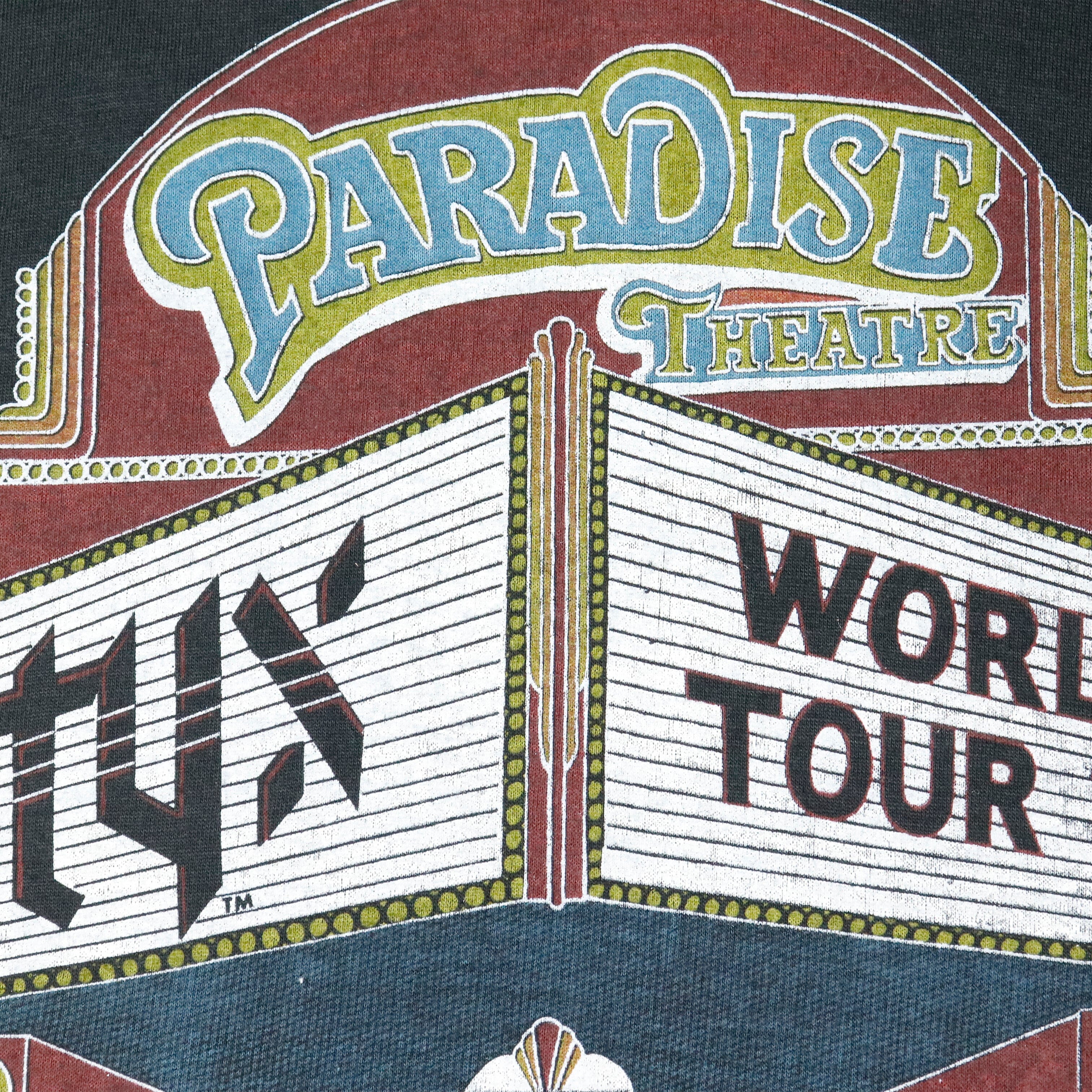 Vintage 1981 STYX World Tour Black T-Shirt Size M On 