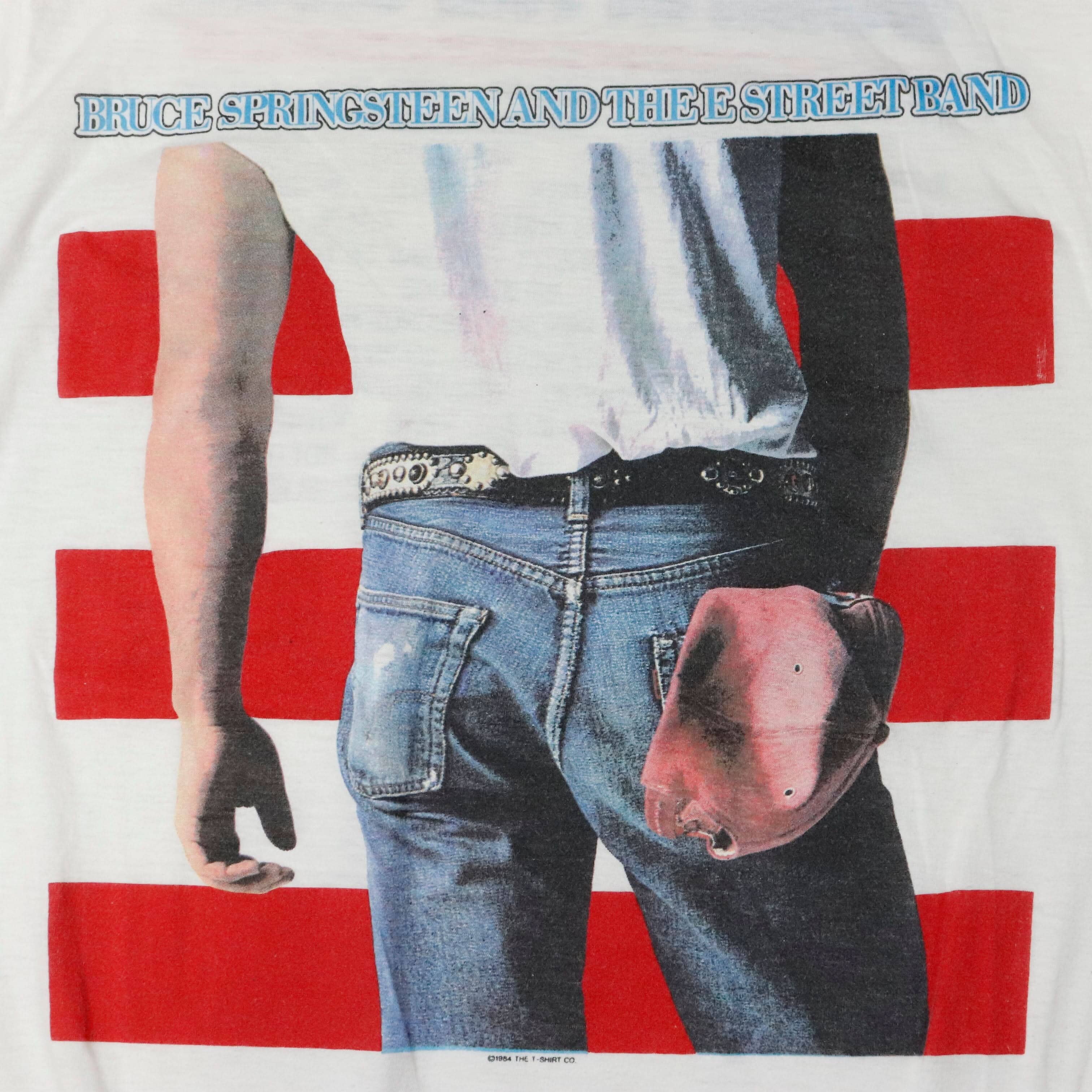Vintage 1984 Bruce Springsteen Born in the USA Tour Graphic T-Shirt Size XL FAIF.CA 