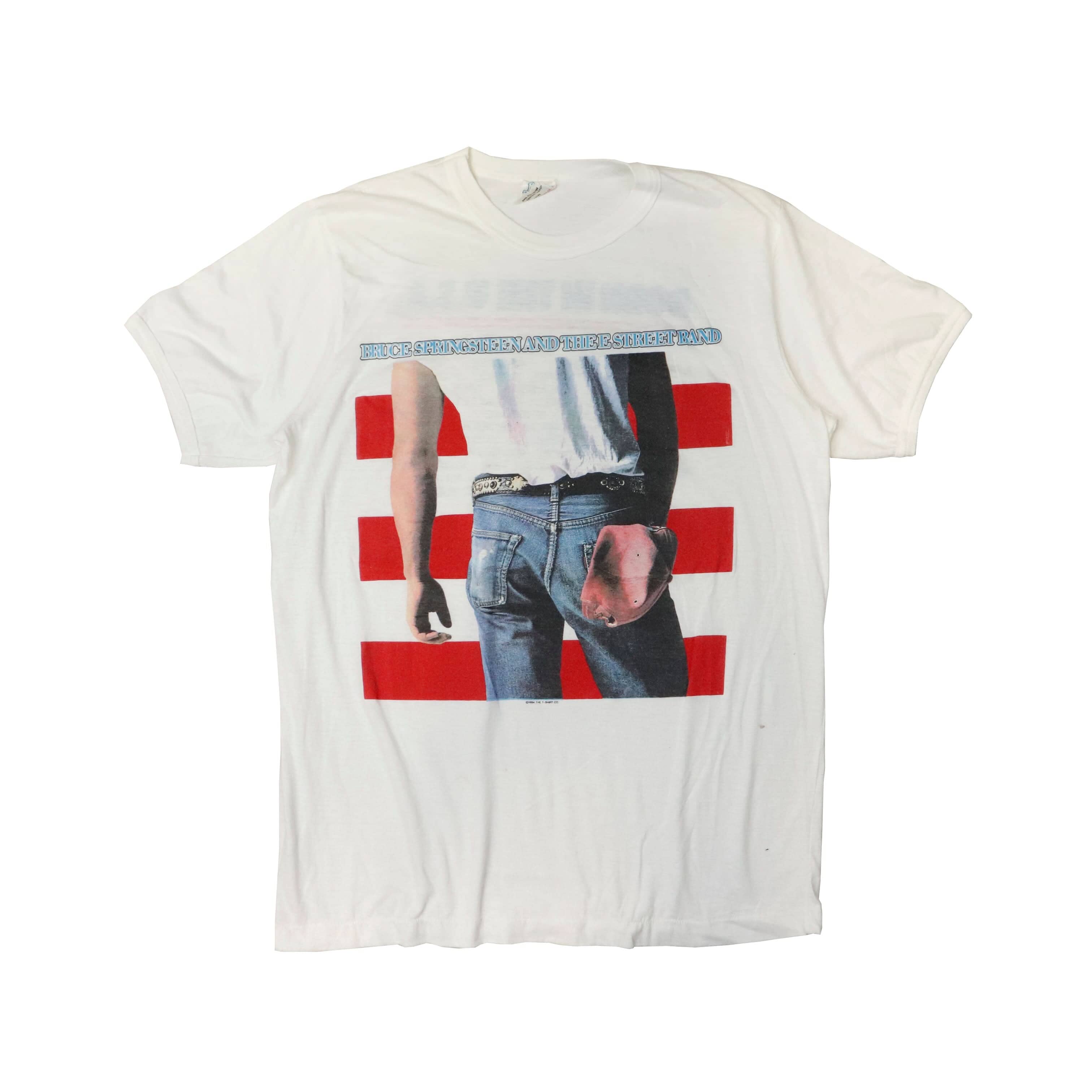 Vintage 1984 Bruce Springsteen Born in the USA Tour Graphic T-Shirt Size XL FAIF.CA 