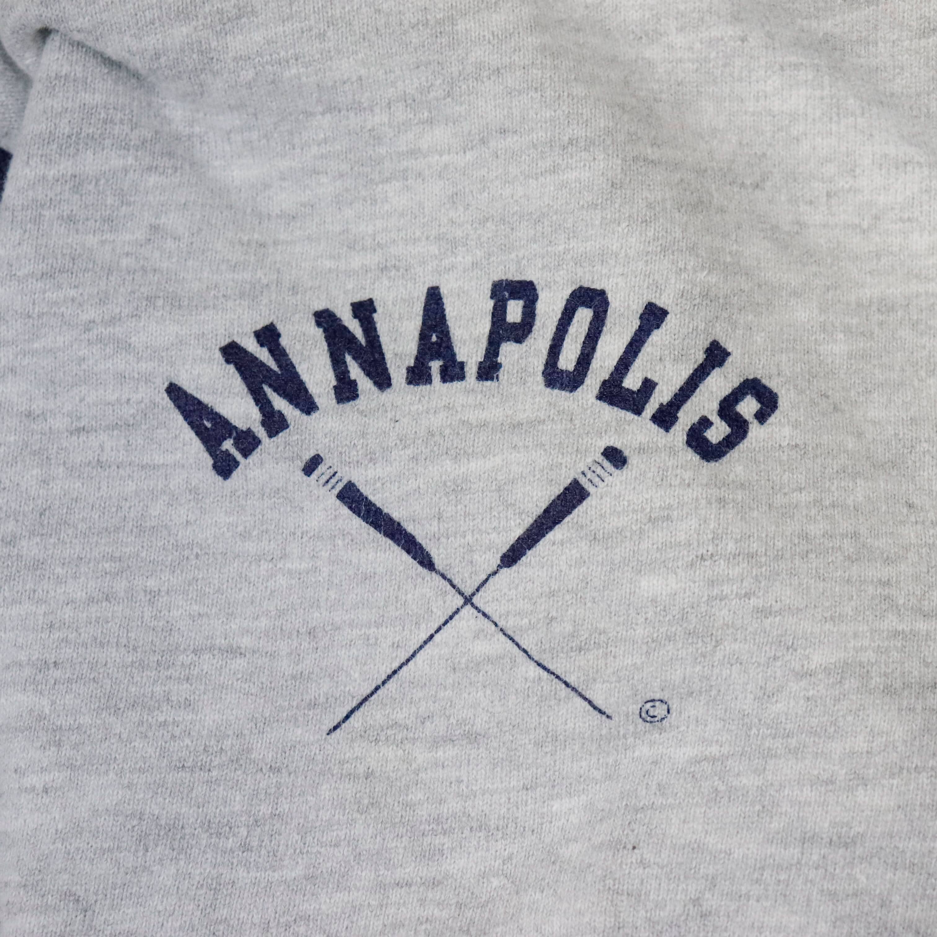 Vintage 1990 Champion Annapolis Reverse Weave Sweatshirt Size XXL FAIF.CA 