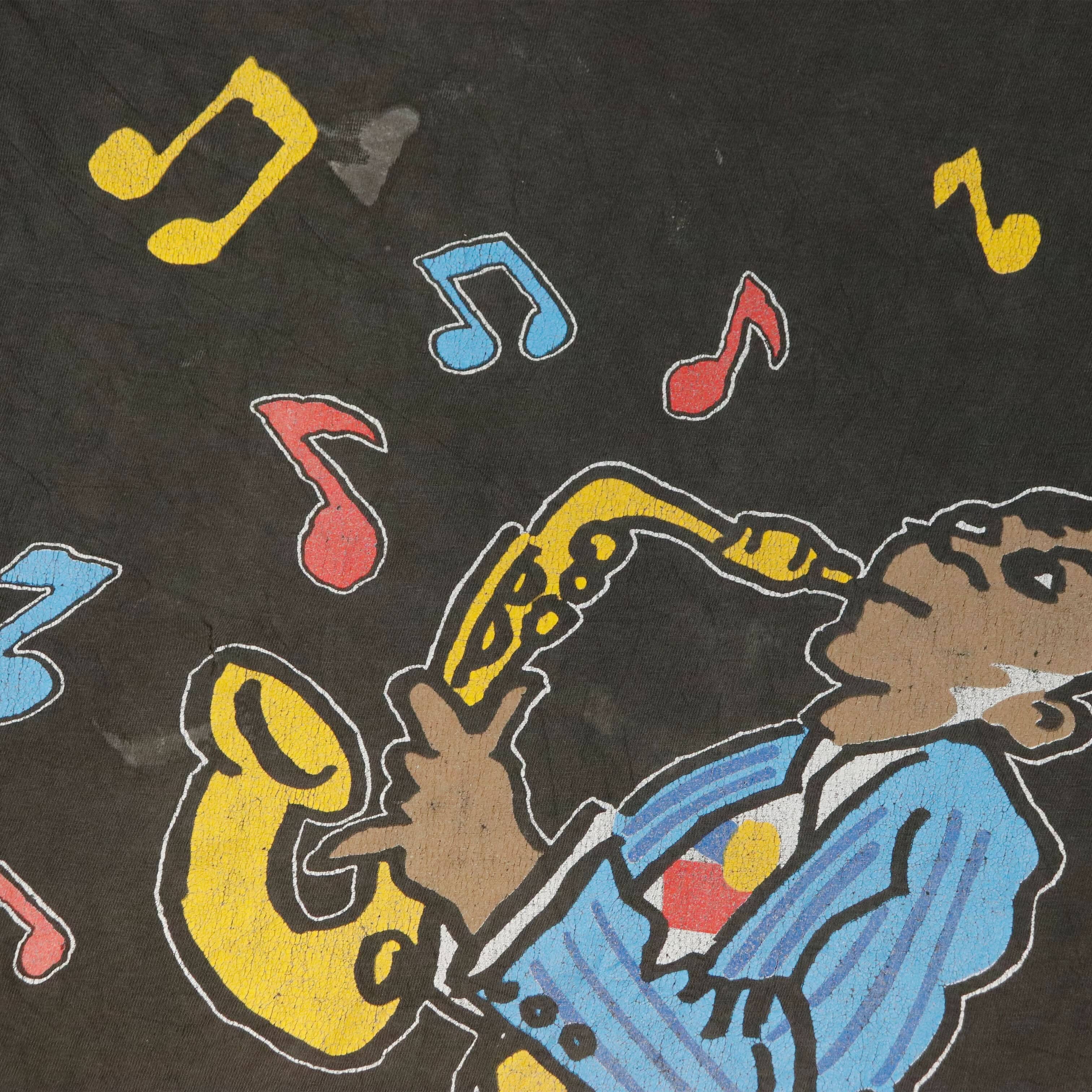 Vintage 1991 Five Guys Named Moe Jazz Graphic T-Shirt Size N/A FAIF.CA 