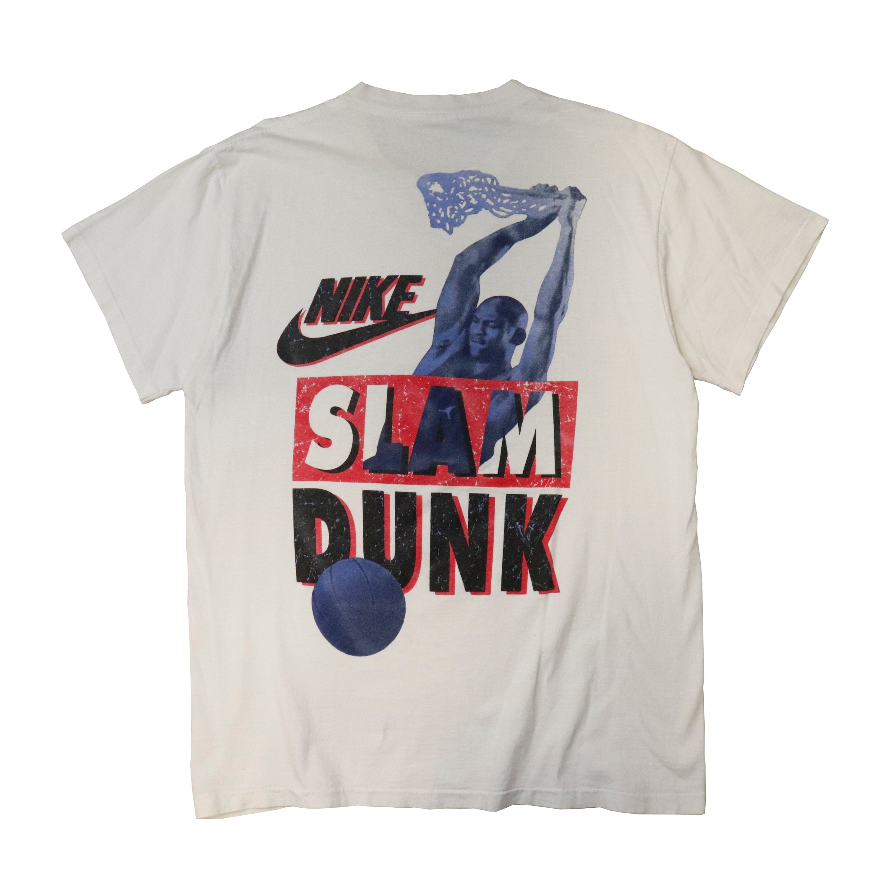 Vintage 1992 Nike Porky Pig NBA Dunk Space Jam T-Shirt Size L Nike 