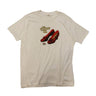 Vintage 1992 The Wizard of Oz Slippers Glitter Print T-Shirt One Size FAIF.CA 