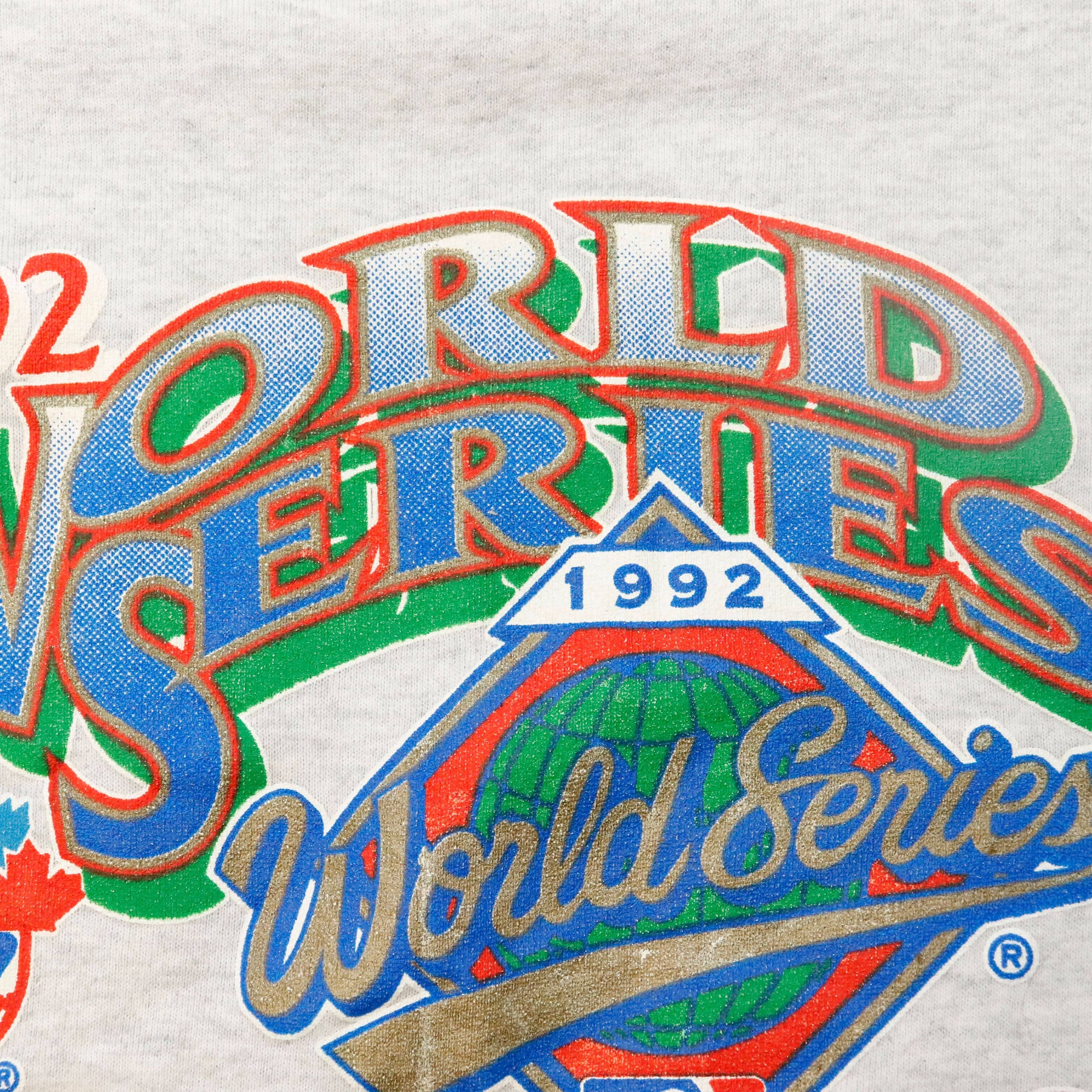 Vintage 1992 Toronto Blue Jays World Series Champions Crewneck Sweatshirt Size XL FAIF.CA 