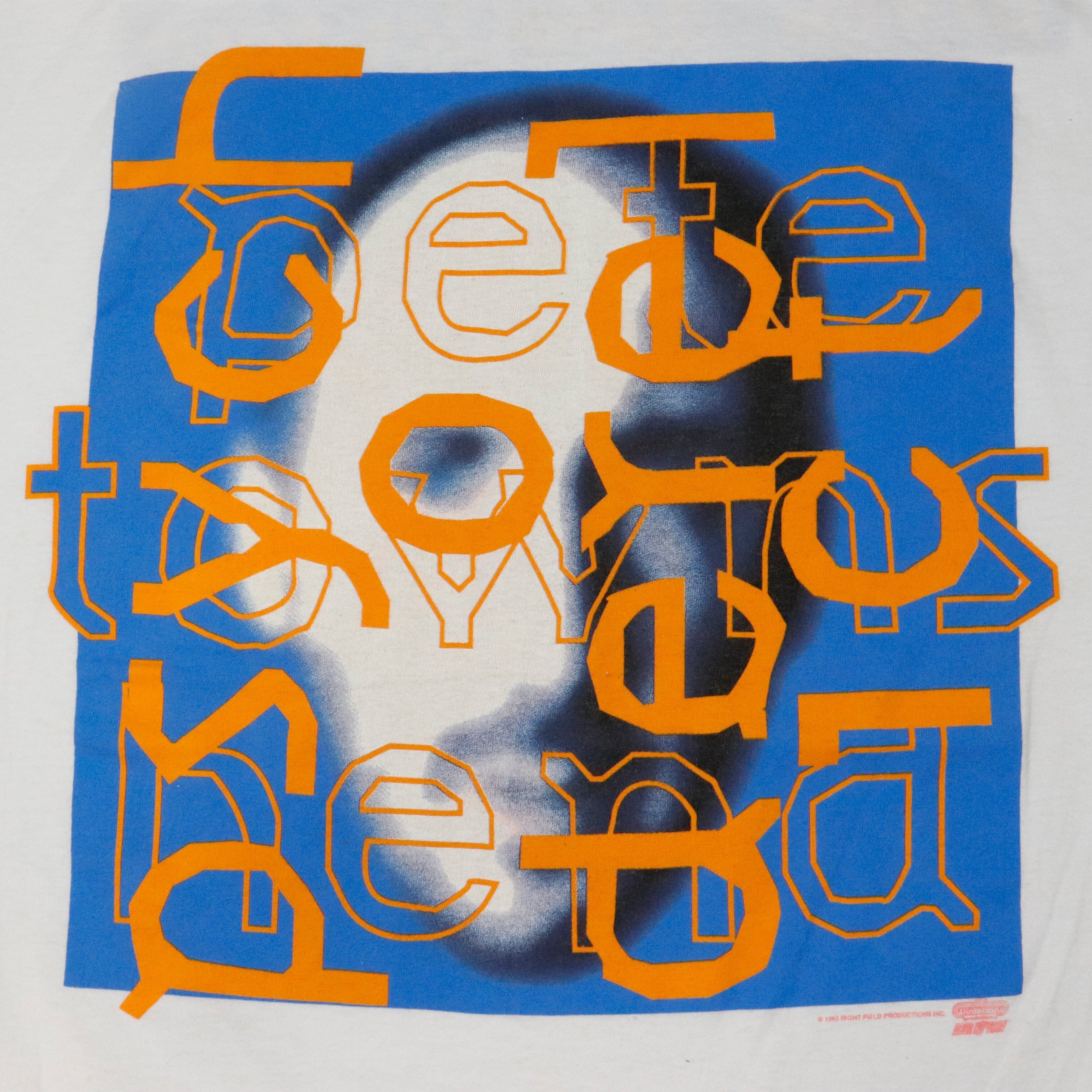 Vintage 1993 Pete Townshend Tour White T-Shirt Size XL Hanes 