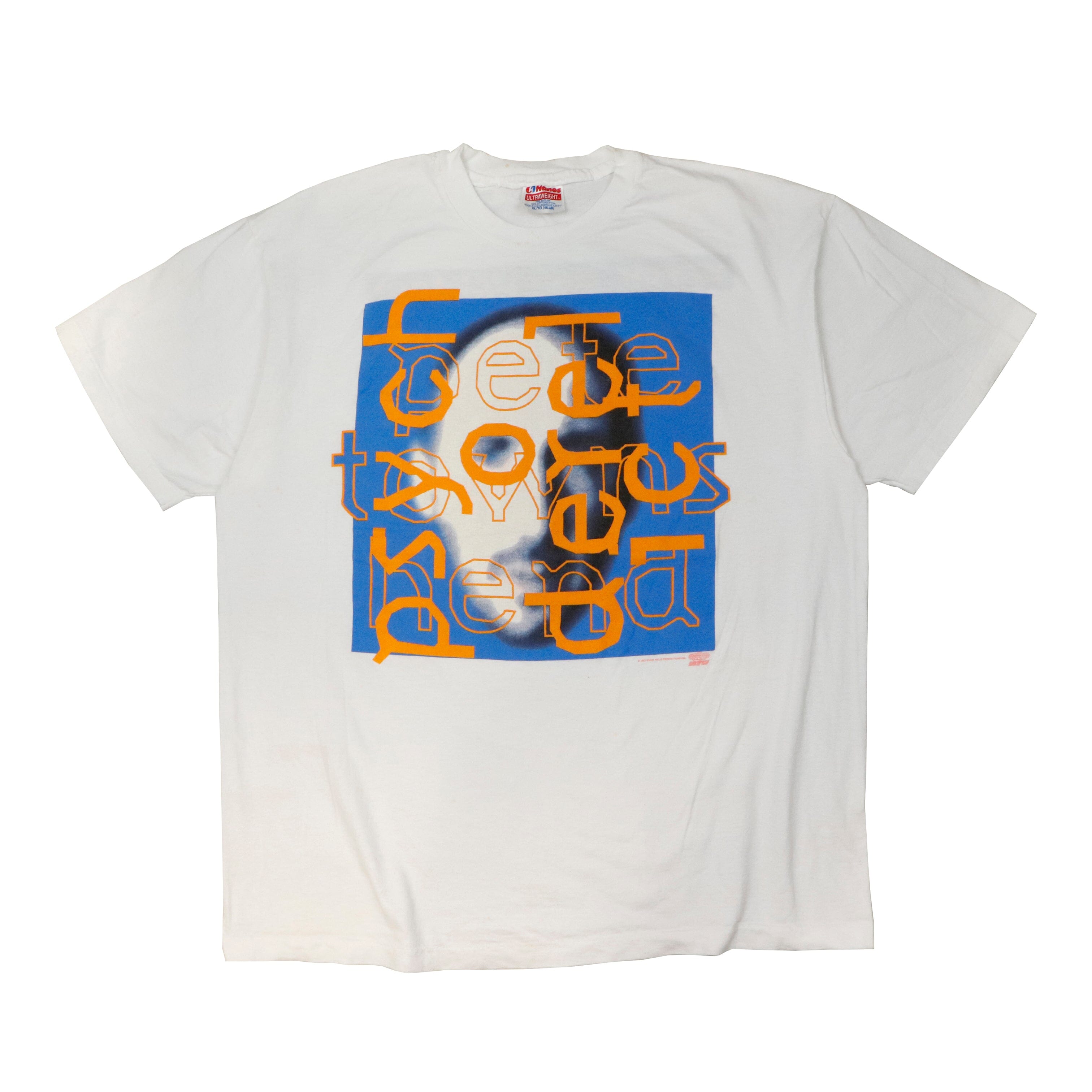 Vintage 1993 Pete Townshend Tour White T-Shirt Size XL Hanes 