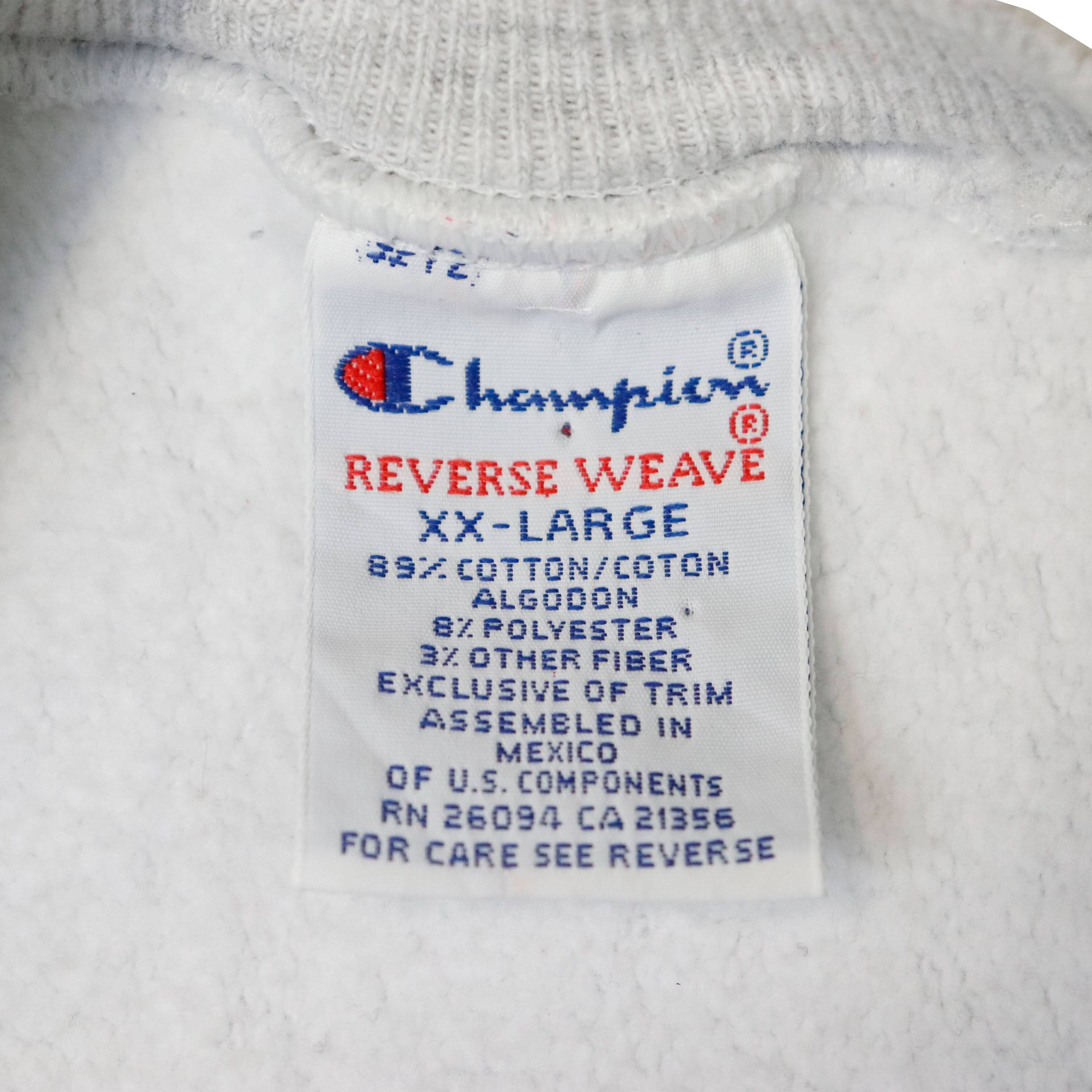 Vintage 1994-95 Champion Reverse Weave Nebraska Huskers Crewneck Sweatshirt Size XXL FAIF.CA 