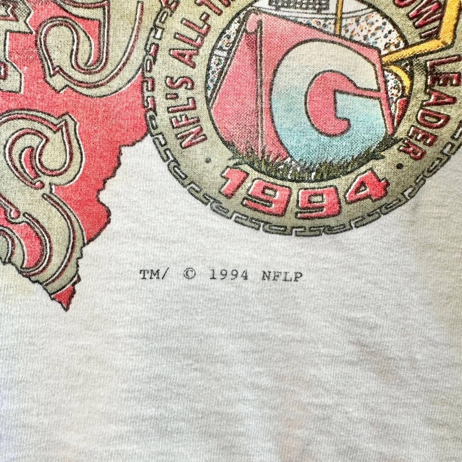 Vintage 1994 Jerry Rice 49ers Football Tshirt size L T-Shirt OTHER 