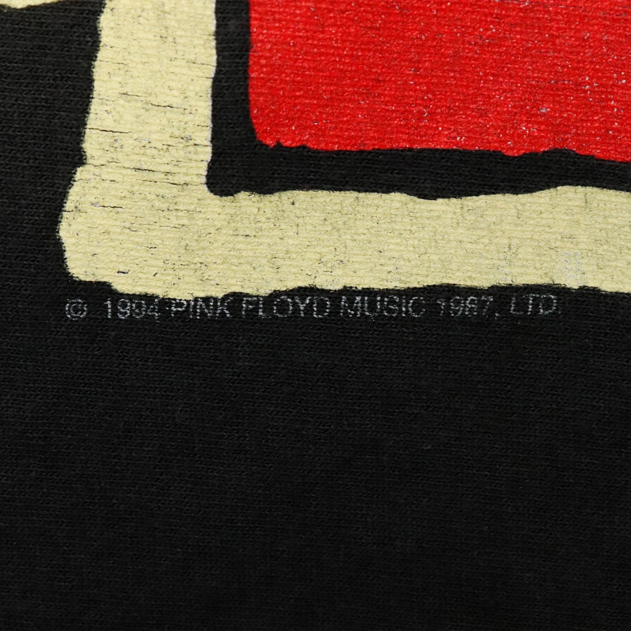 Vintage 1994 Pink Floyd World Tour Black T-Shirt Size XL Brockum 