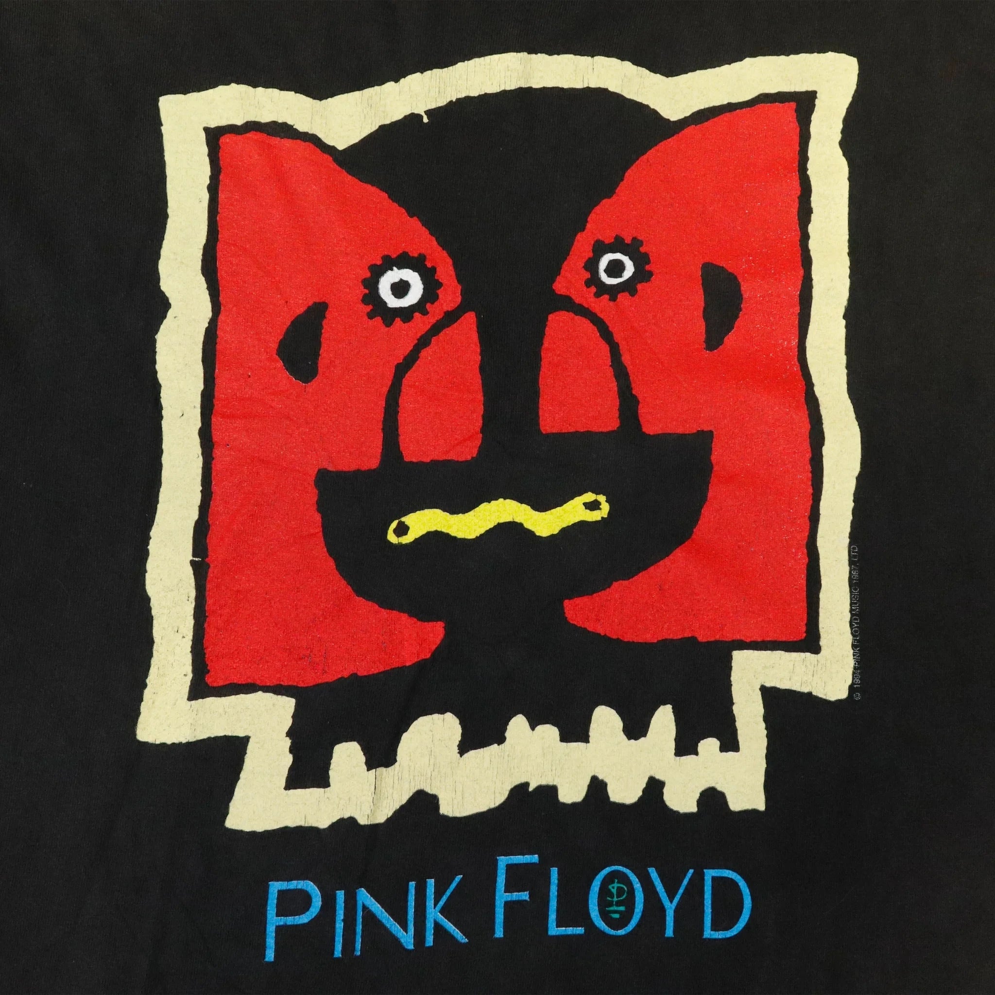 Vintage 1994 Pink Floyd World Tour Black T-Shirt Size XL Brockum 