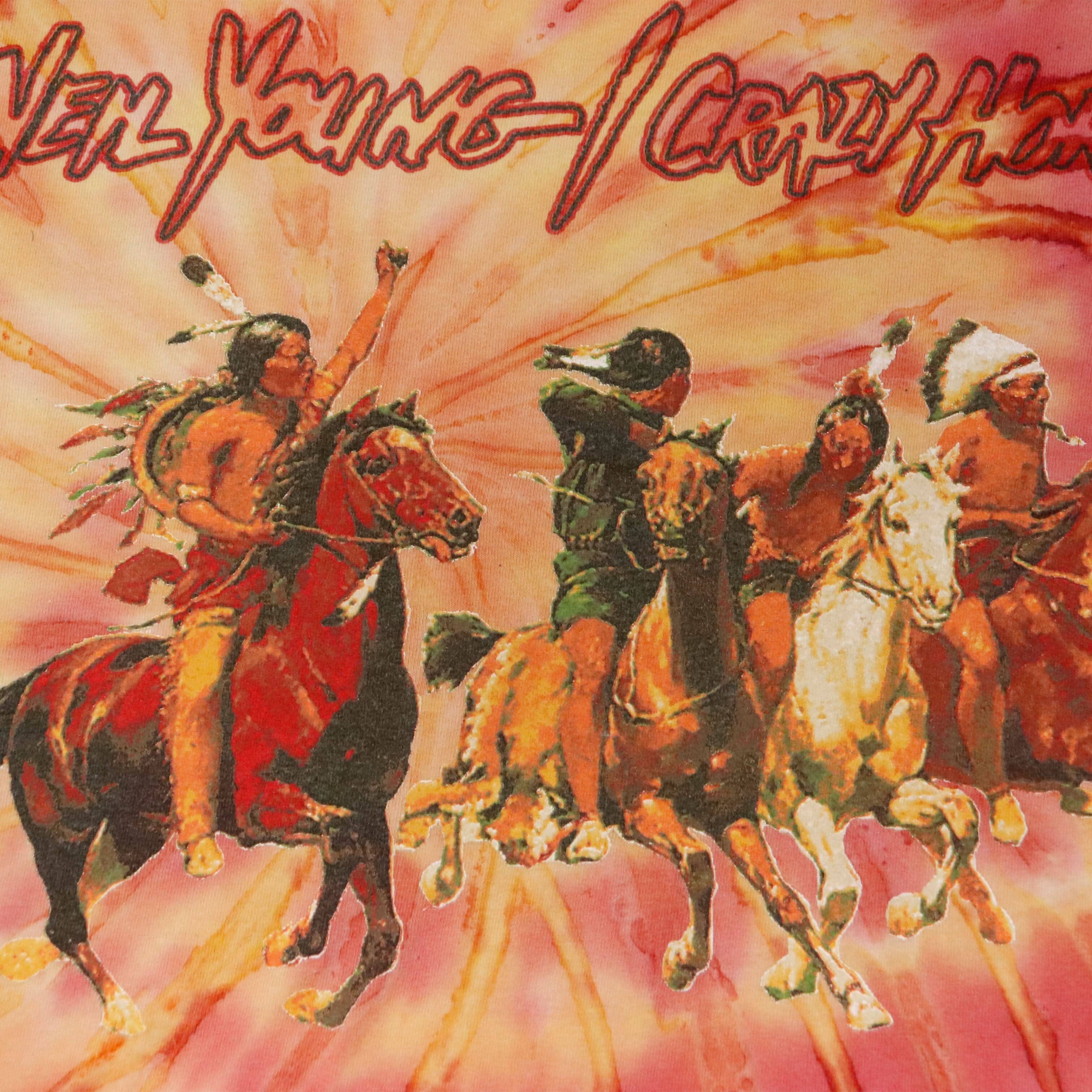 Vintage 1996-1997 Neil Young Crazy Horse Tie-Dye World Tour T-Shirt Size N\A FAIF.CA 