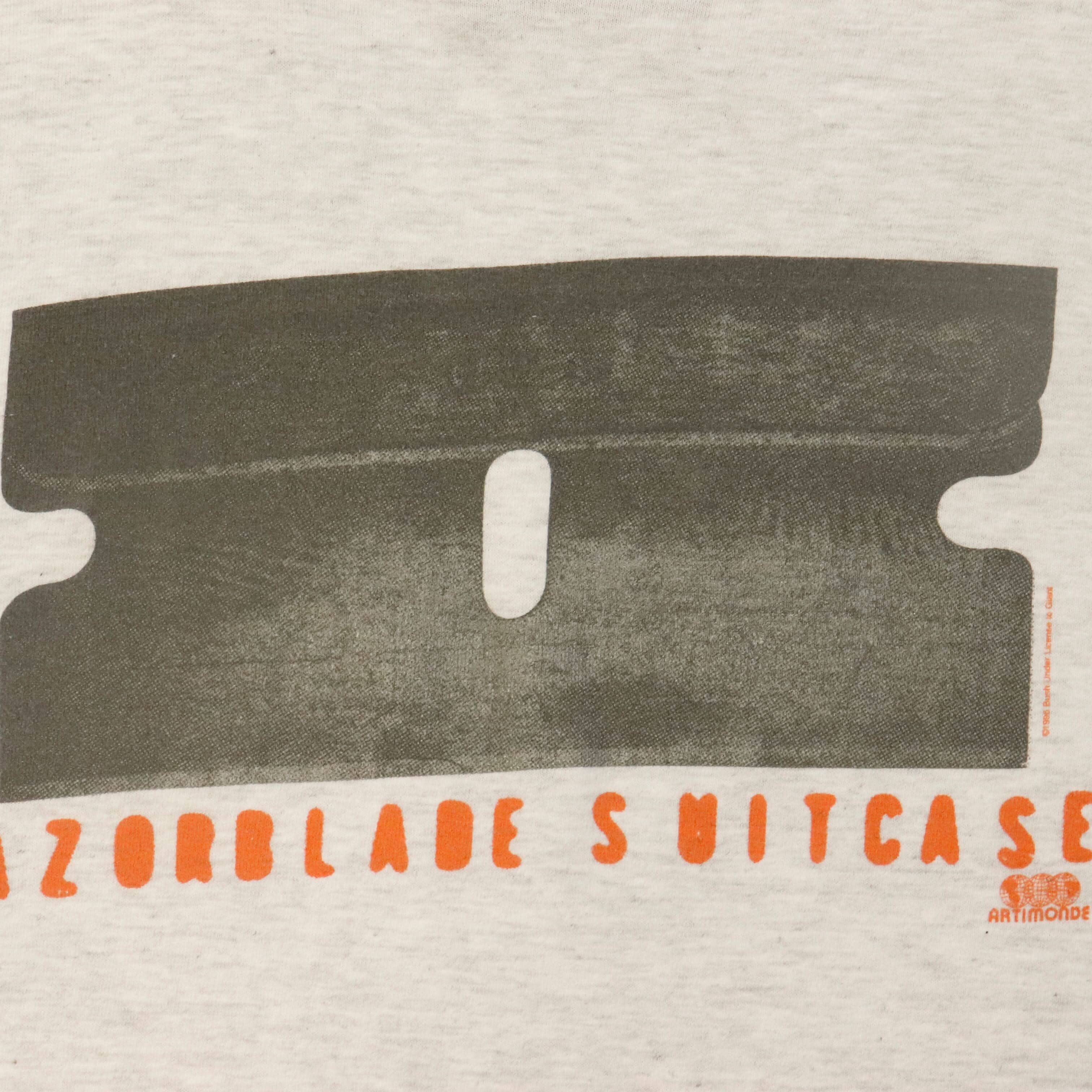 Vintage 1996 Bush Razorblade Suitcase Graphic T-Shirt Size N/A FAIF.CA 