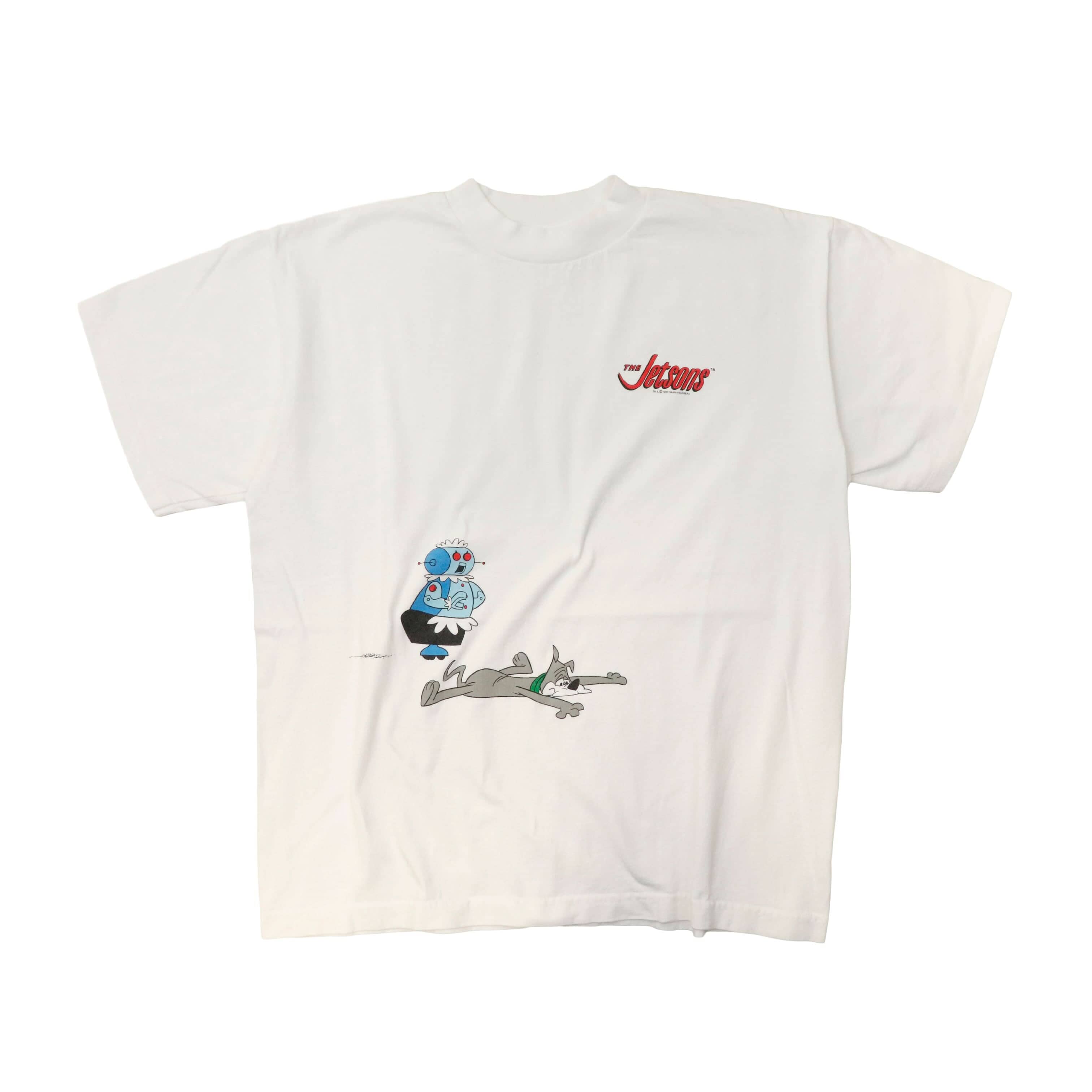 Vintage 1997 Jetsons Rosie and Astro Cartoon Graphic T-Shirt FAIF.CA 