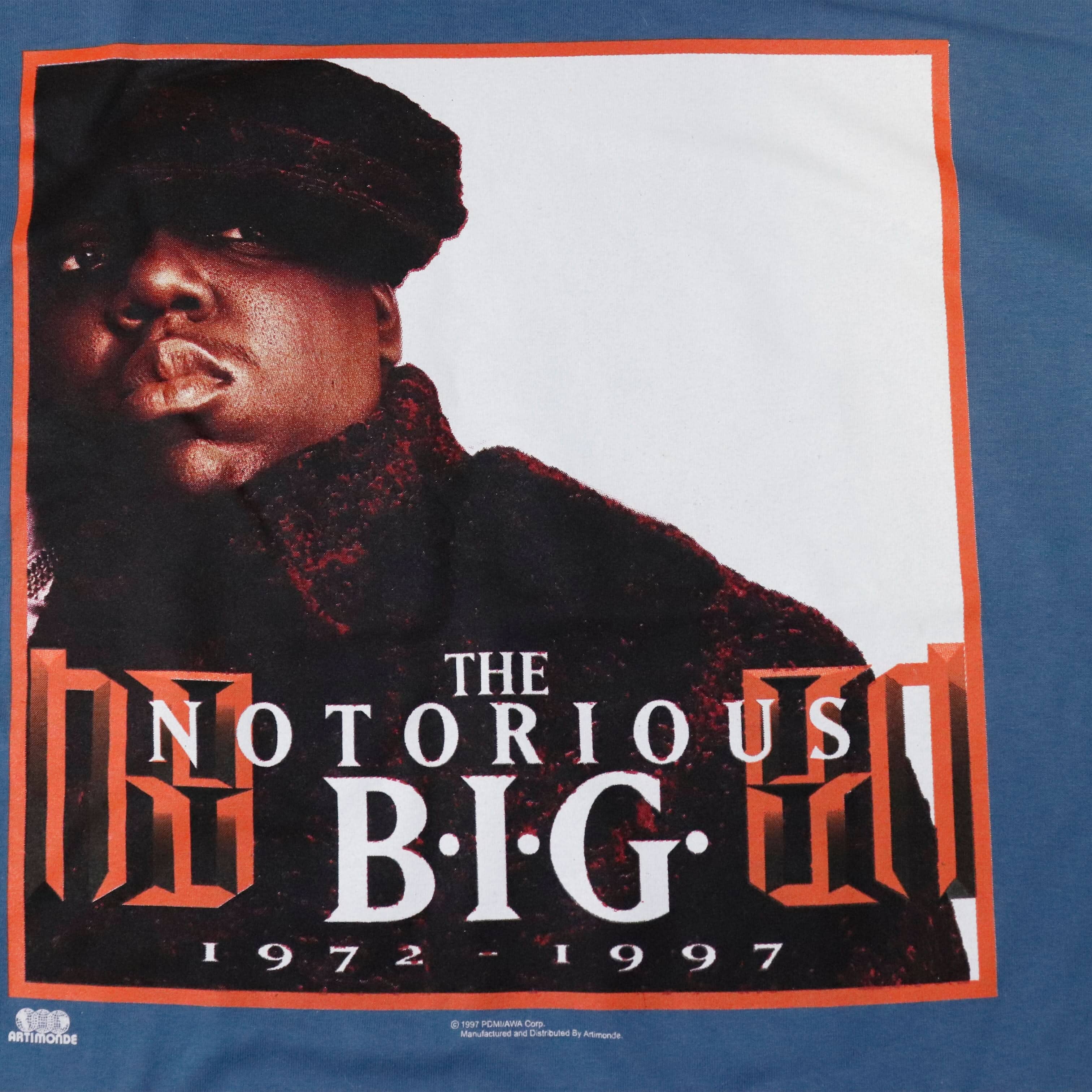 Vintage 1997 Notorious B.I.G. Graphic T-Shirt Size XL FAIF.CA 