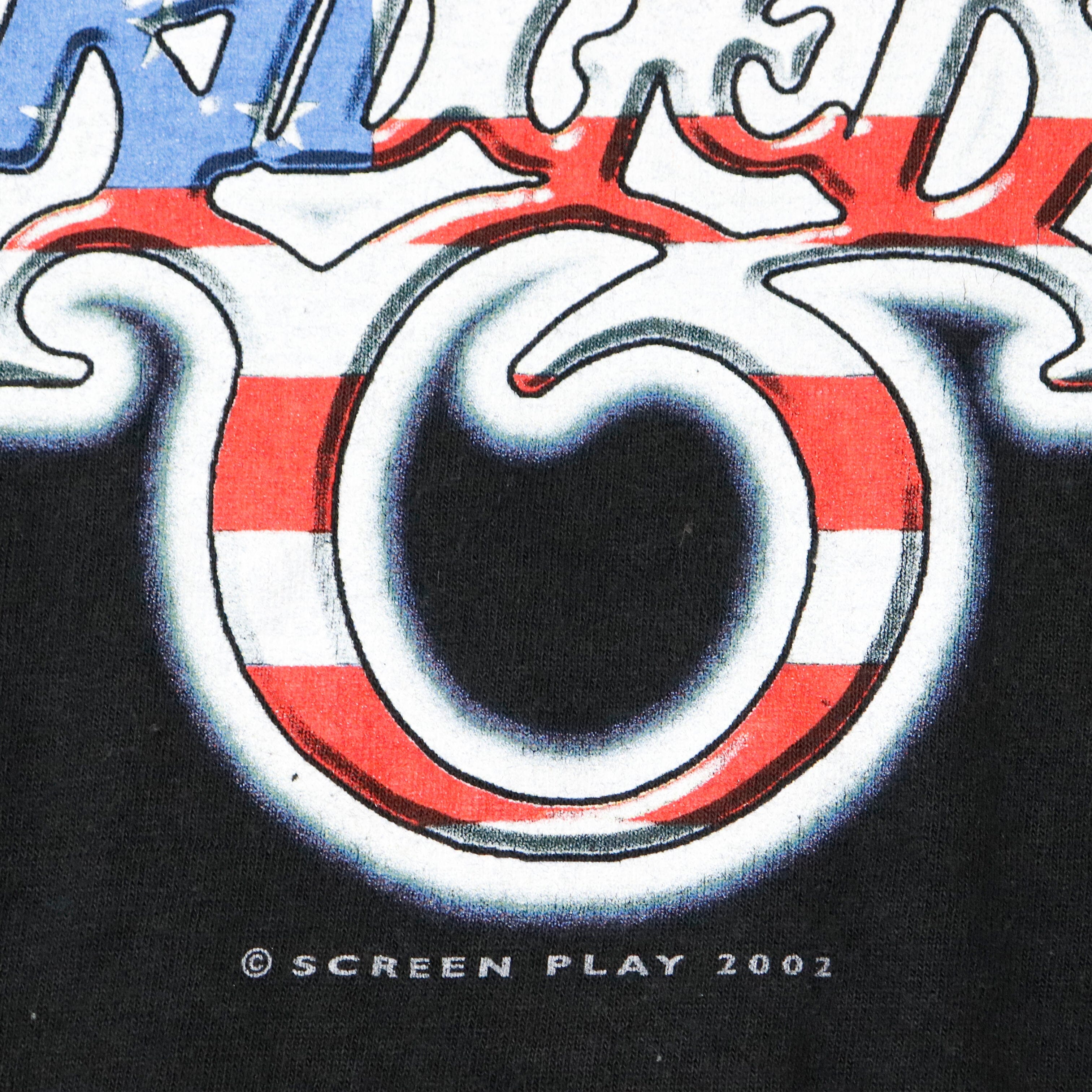 Vintage 2002 The Oakridge Boys Black T-Shirt Size XL Delta Pro Weight 