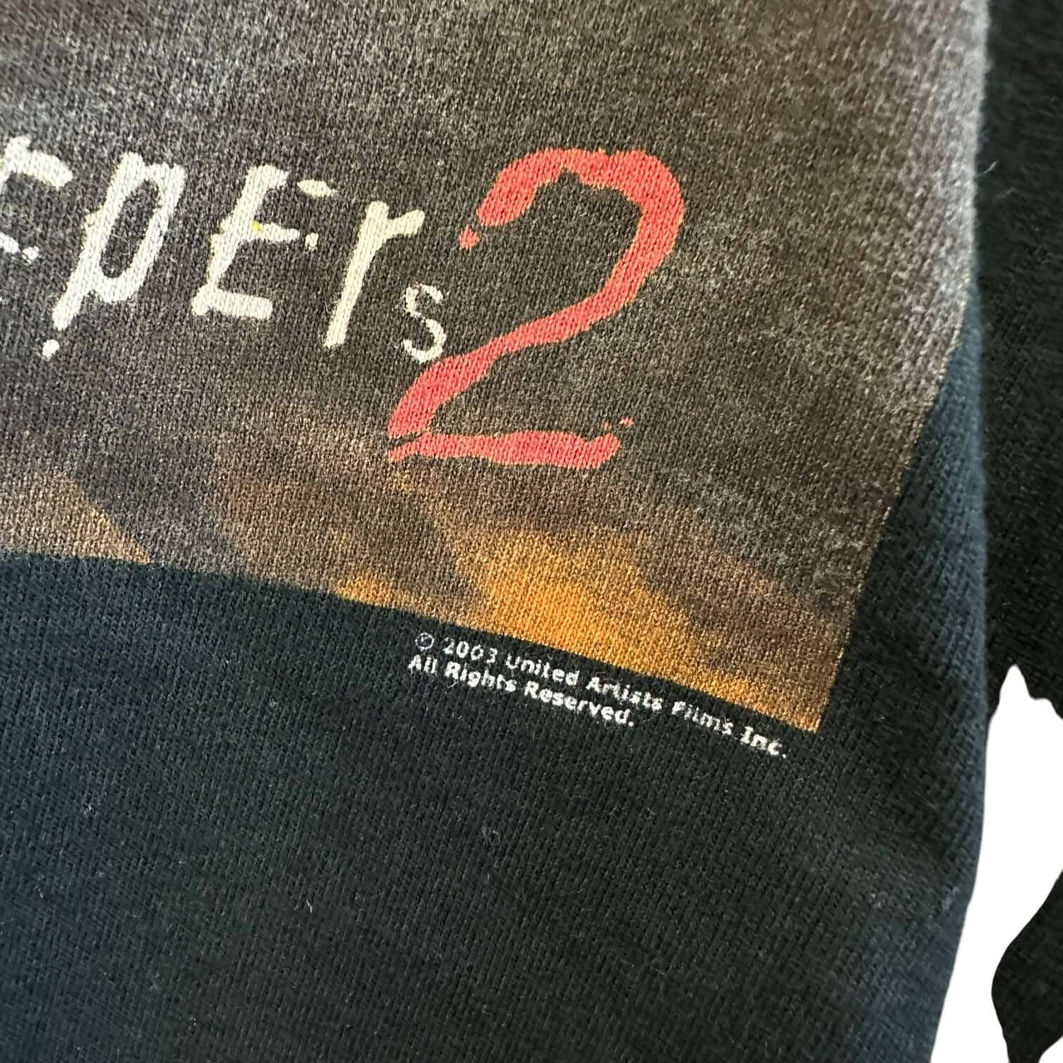 Vintage 2003 Jeepers Creepers Horror Movie Tshirt size XL T-Shirt OTHER 