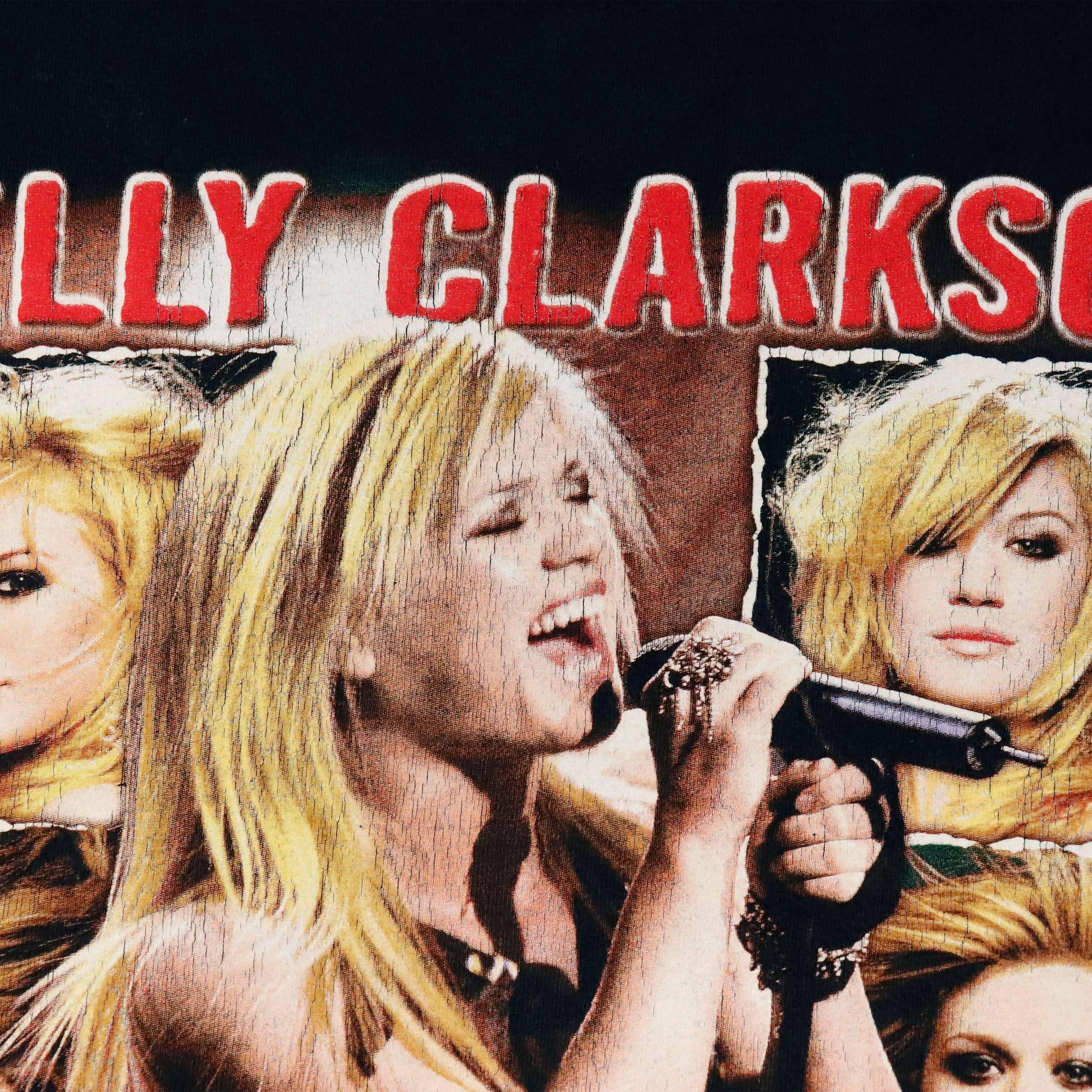 Vintage 2005 Kelly Clarkson Hazel Eyes Tour Graphic T-Shirt Size S FAIF.CA 