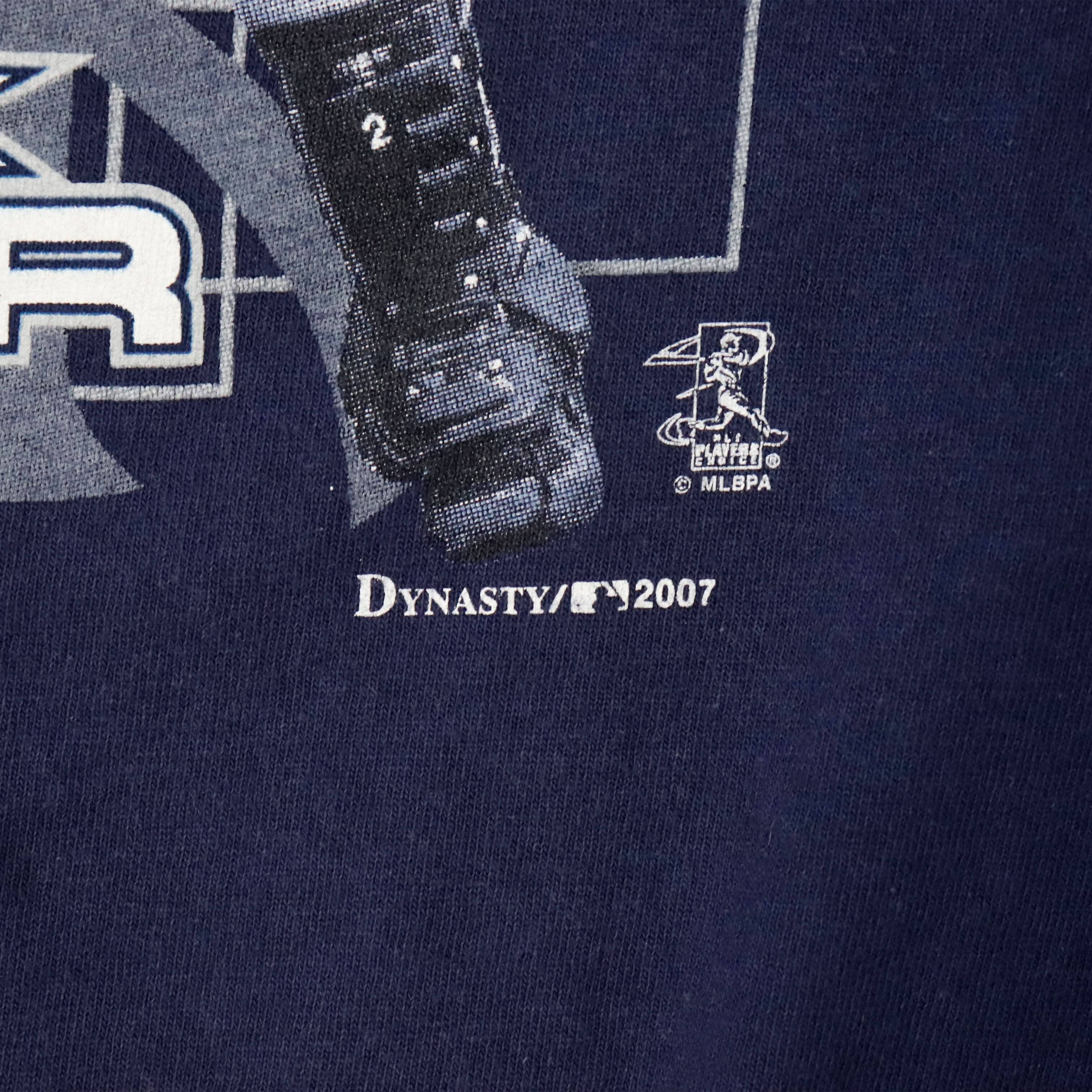 Vintage 2007 Dynasty Derek Jeter New York Yankees Graphic T-Shirt Size XL FAIF.CA 