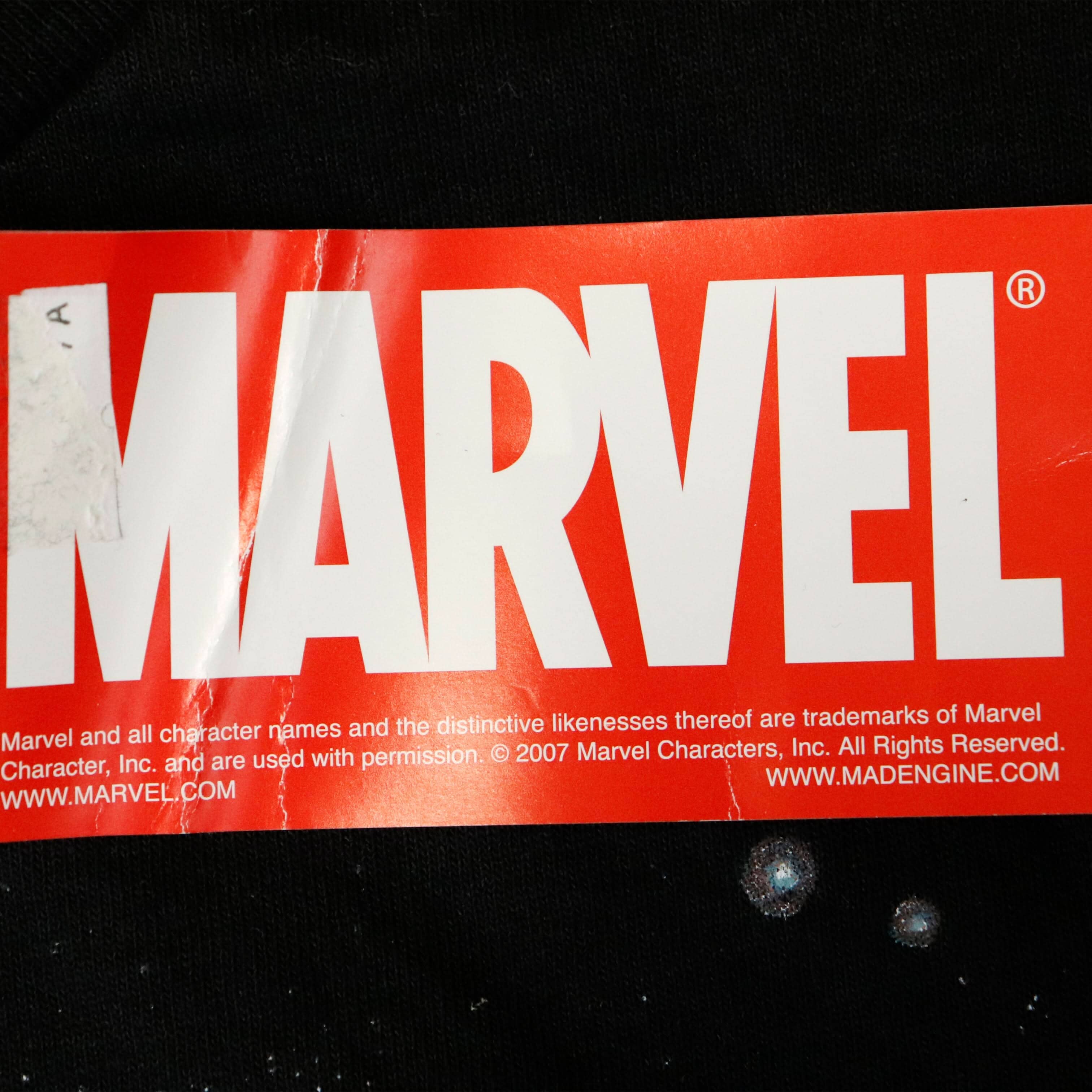 Vintage 2007 Marvel Mad Engine Cosmic Superhero Graphic T-Shirt Size M FAIF.CA 