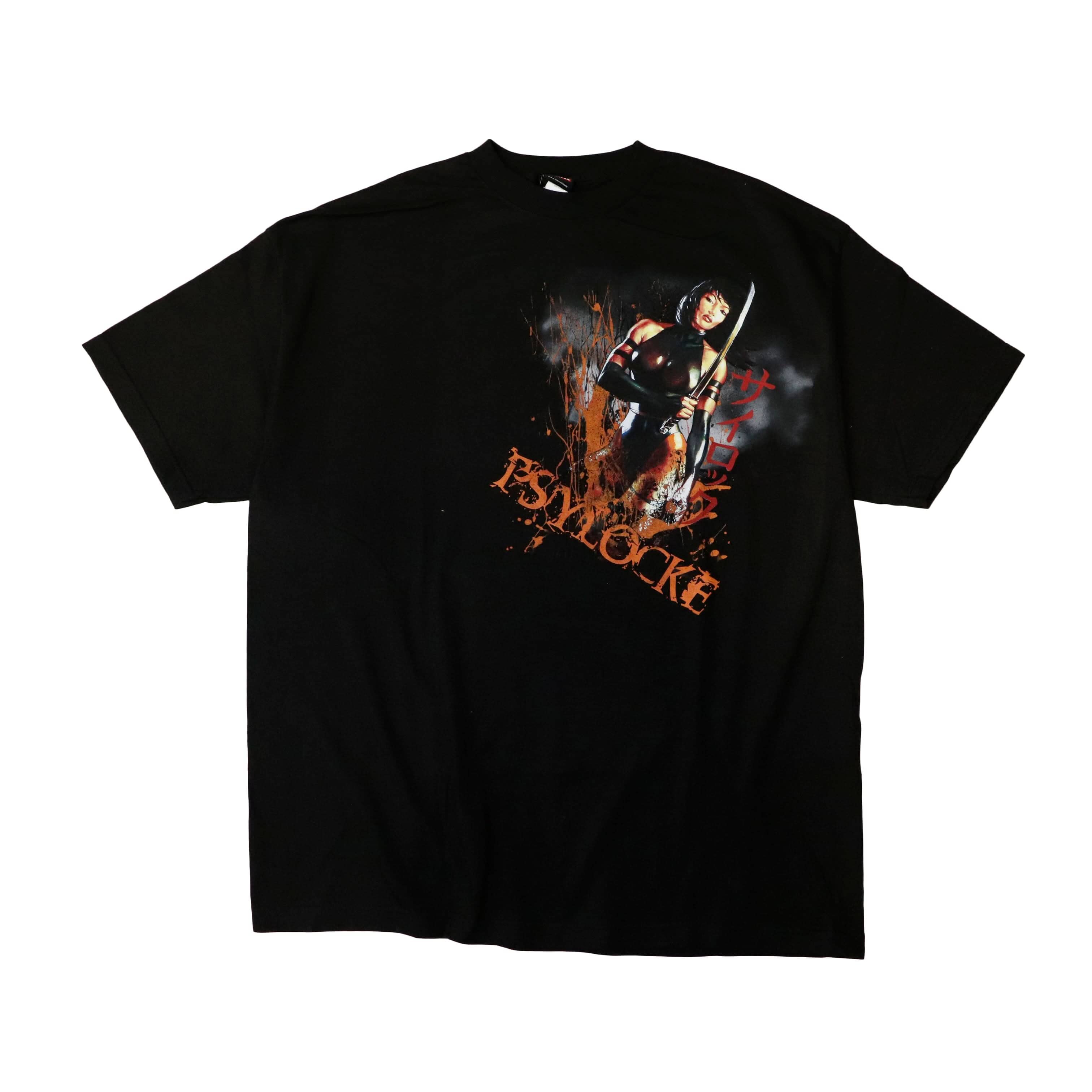 Vintage 2007 Marvel Mad Engine Psylocke Graphic T-Shirt Size XXL FAIF.CA 