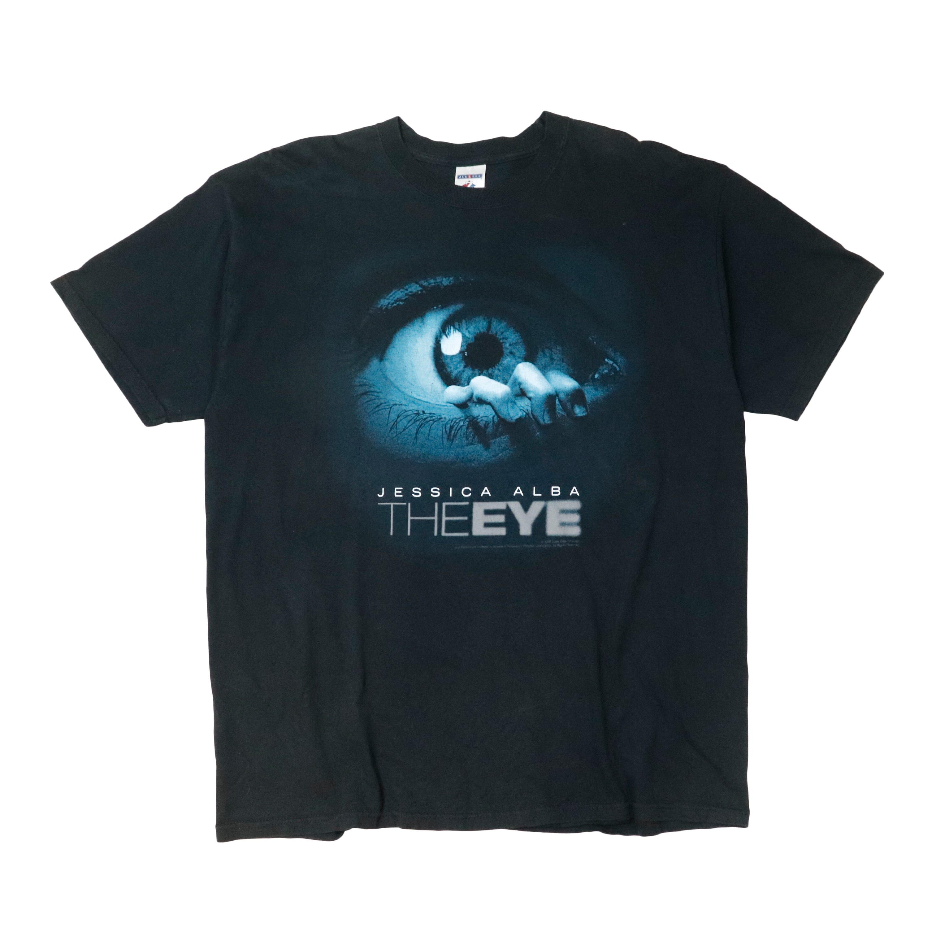 Vintage 2008 Jessica Alba The Eye Black T-Shirt Size XL Jerzees 
