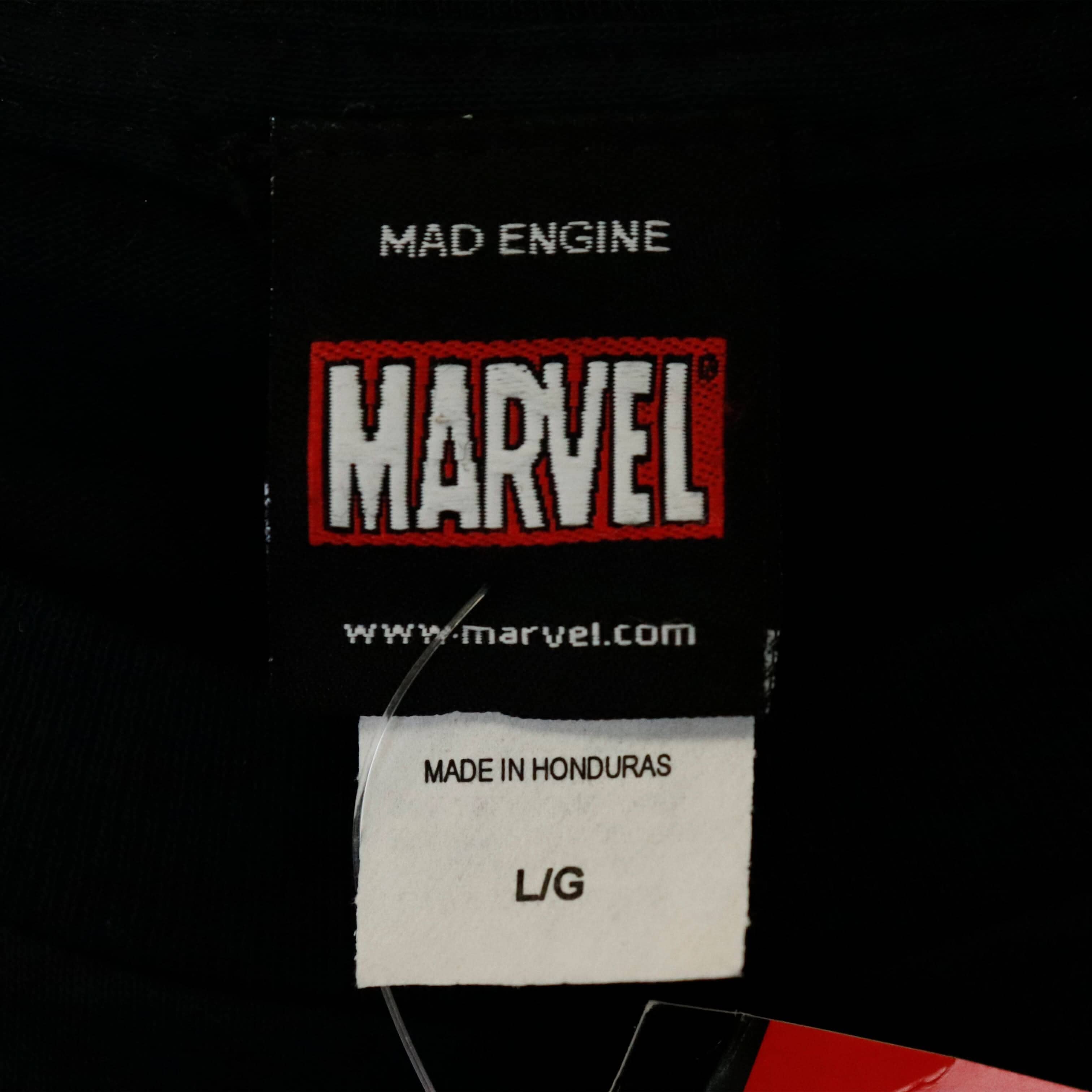 Vintage 2010 Marvel Mad Engine Captain America Shield Graphic T-Shirt Size L FAIF.CA 