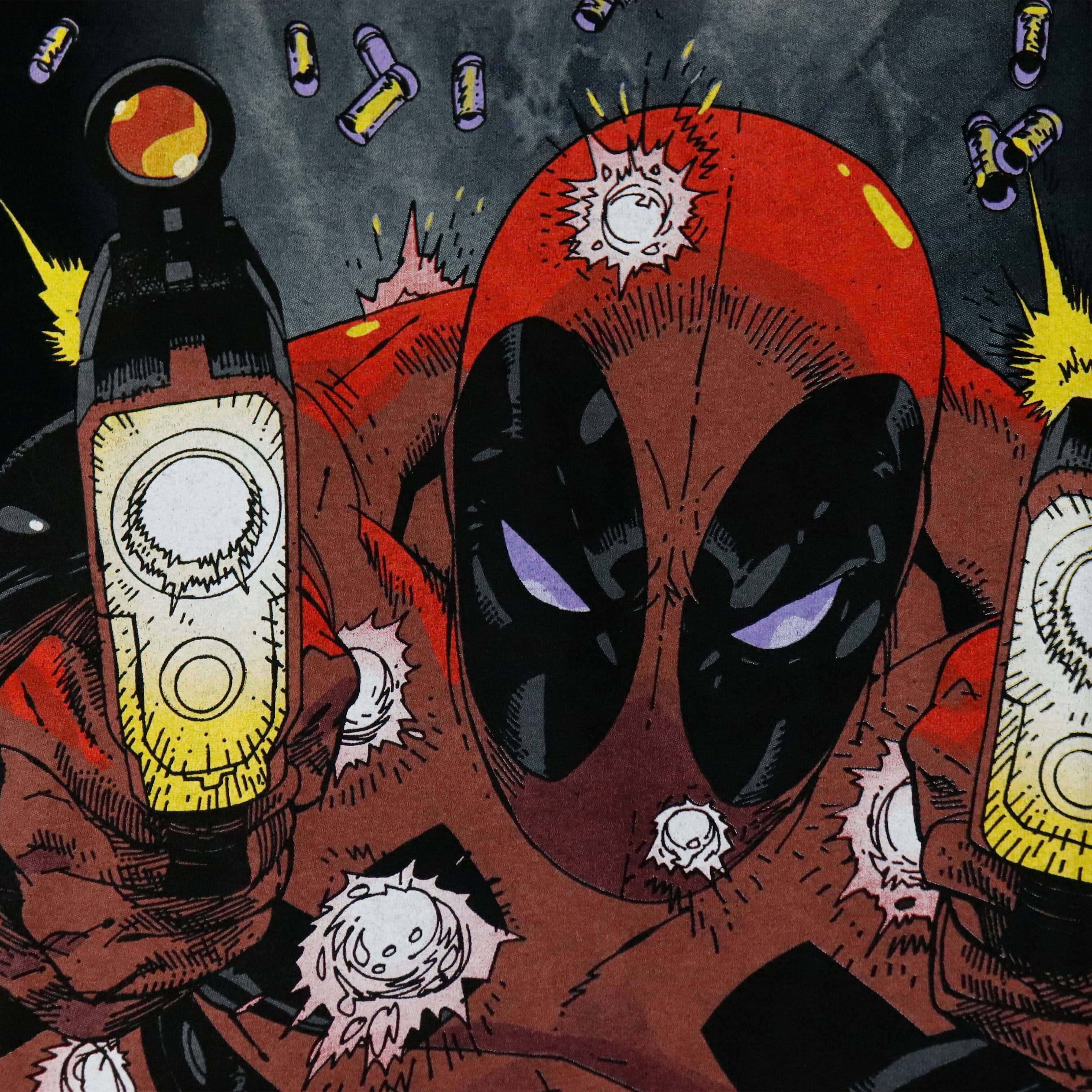 Vintage 2010 Marvel Mad Engine Deadpool Graphic T-Shirt Size M FAIF.CA 