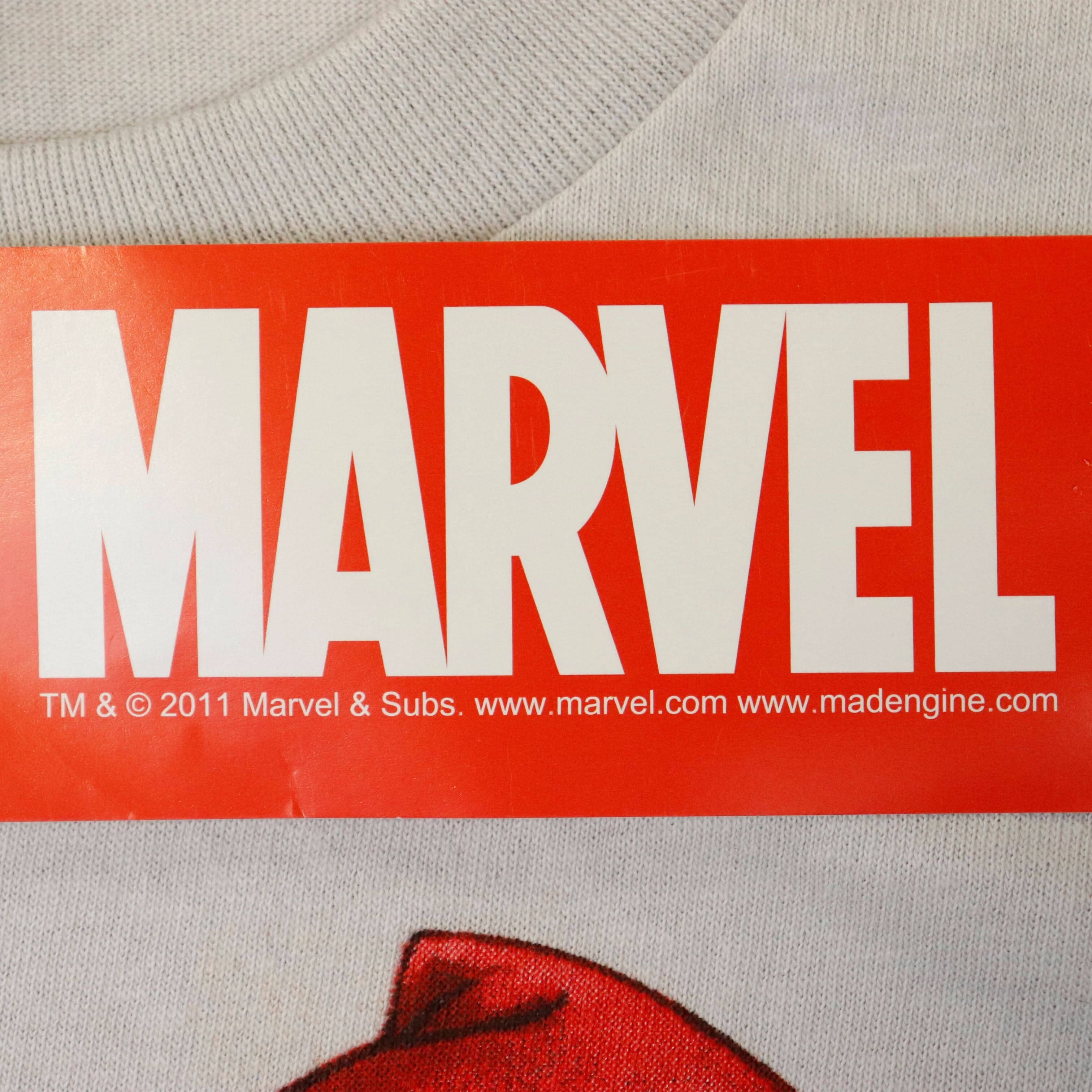 Vintage 2011 Marvel mad Engine Deadpool Graphic T-Shirt Size L FAIF.CA 