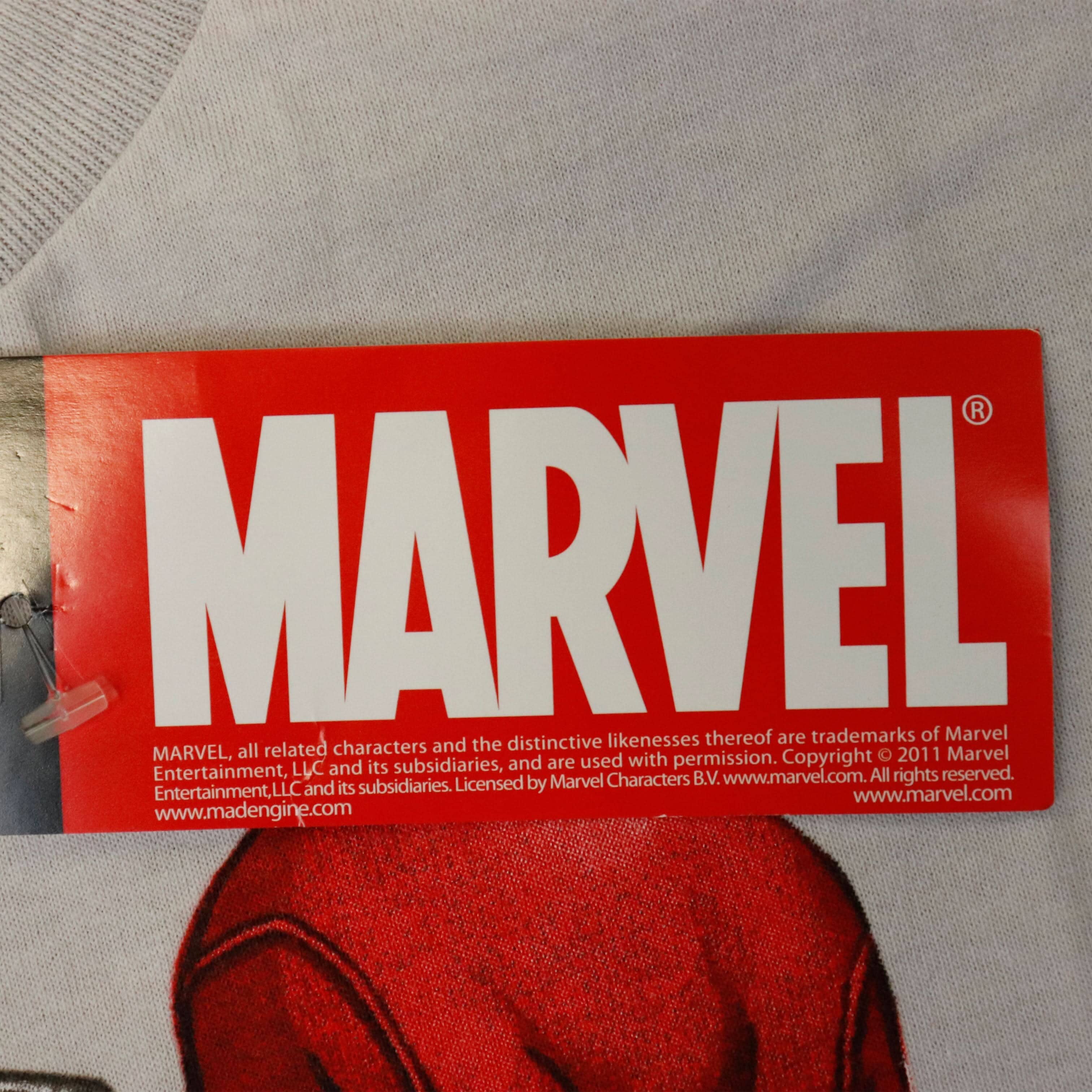 Vintage 2011 Marvel Mad Engine Deadpool Graphic T-Shirt Size M FAIF.CA 