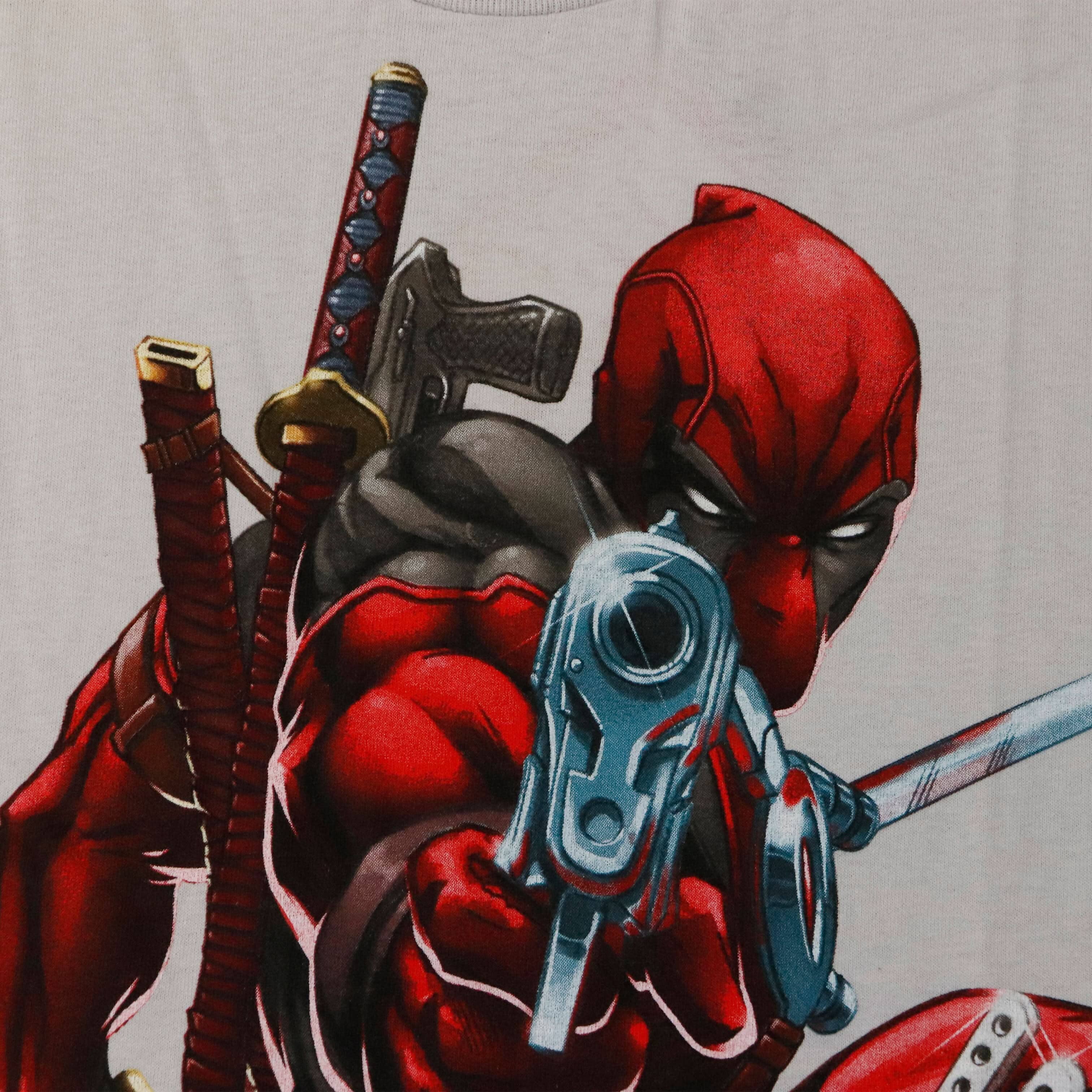 Vintage 2011 Marvel Mad Engine Deadpool Graphic T-Shirt Size M FAIF.CA 