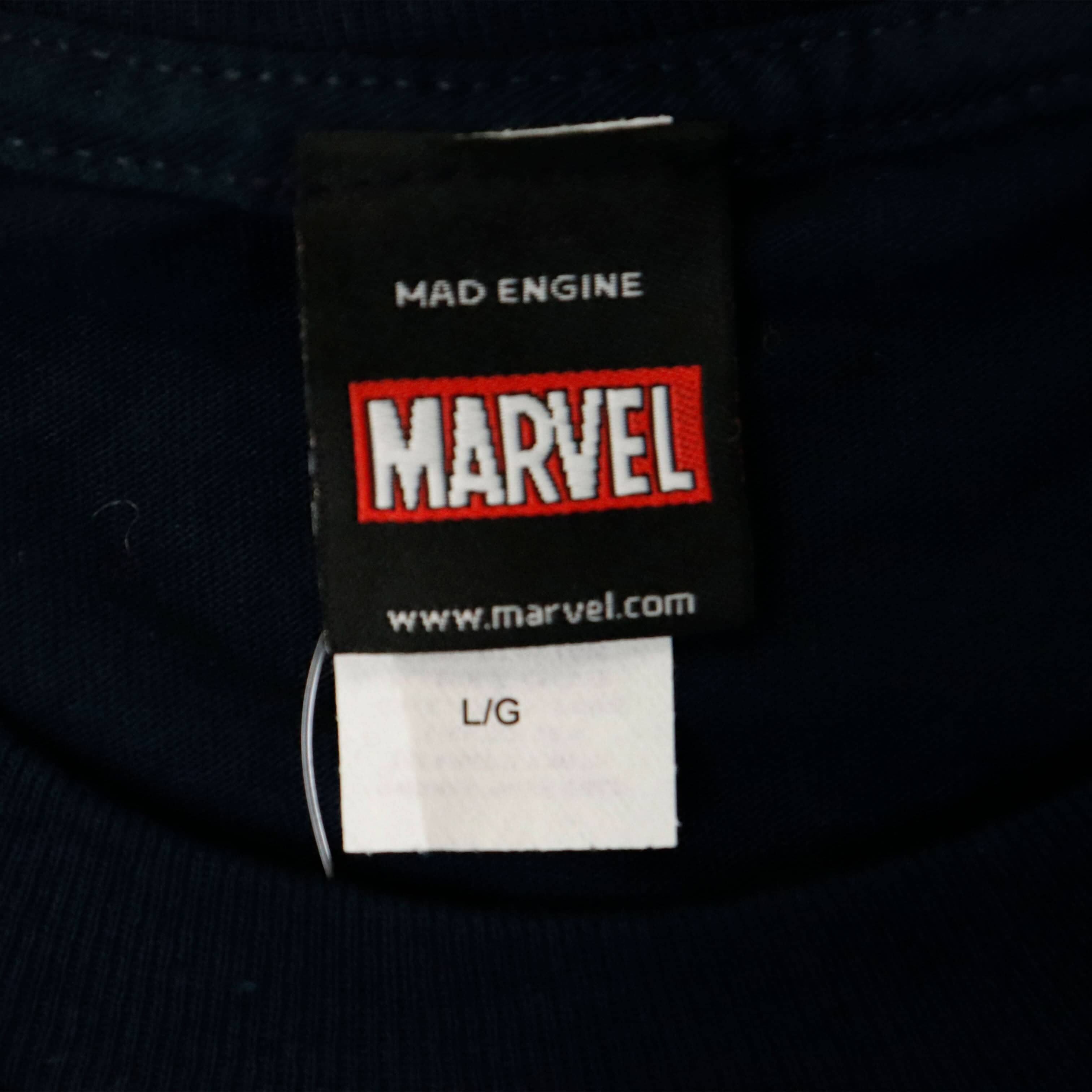 Vintage 2011 Marvel Mad Engine Superheroes Graphic T-Shirt Size L FAIF.CA 