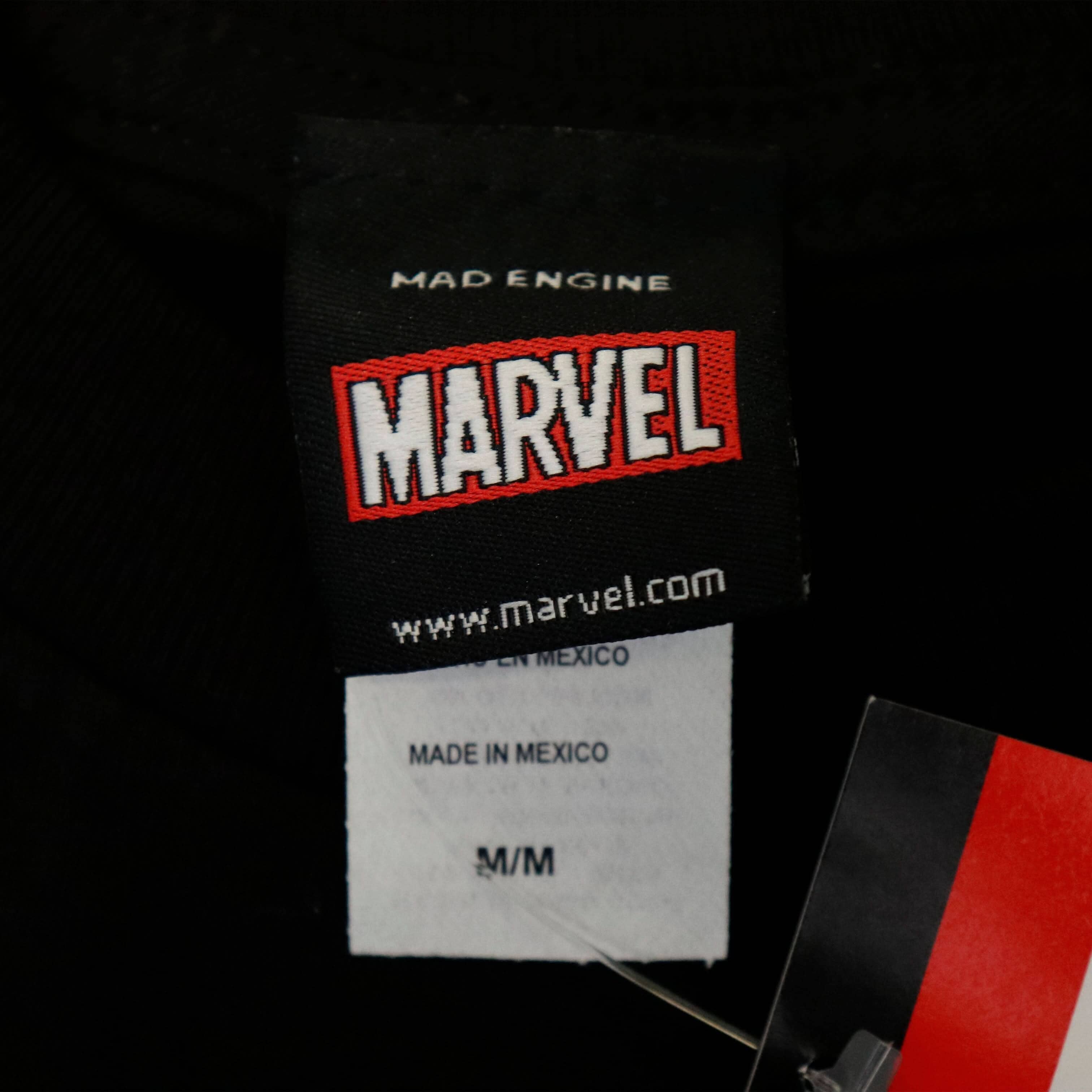 Vintage 2012 Marvel Mad Engine Captain America Graphic T-Shirt Size M FAIF.CA 